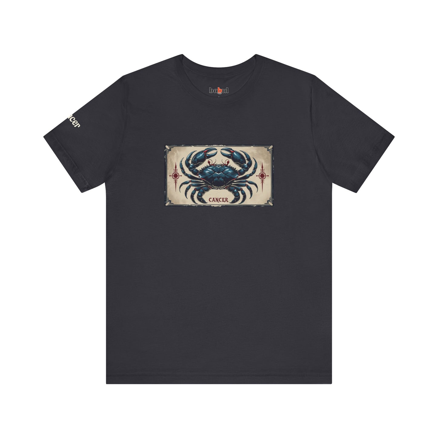 Cancer - Gothic Zodiac T-Shirt. Zodiac in the Shadows