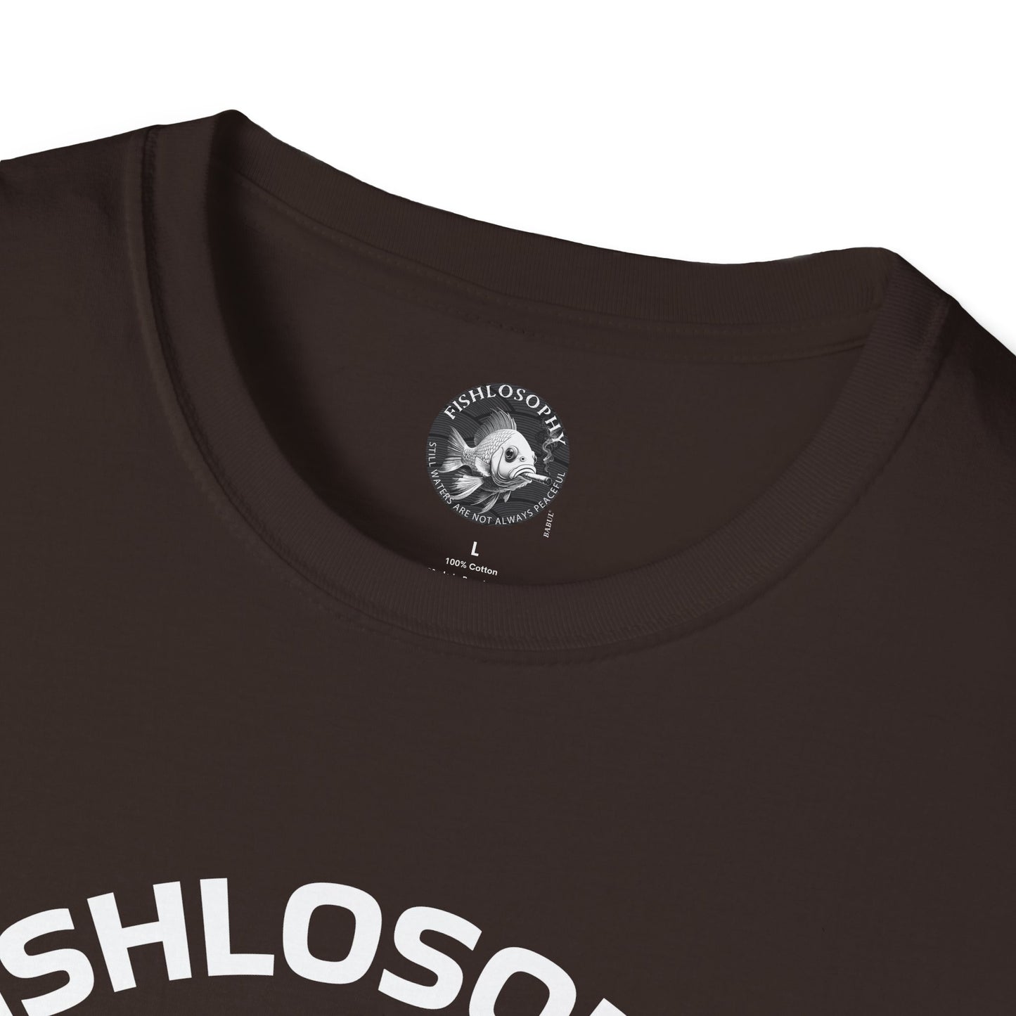 Fishlosophy Unisex T-Shirt - Ocean Vibes and Life's Questions Design - PEARLS OF WISDOM FROM THE FISH WORLD