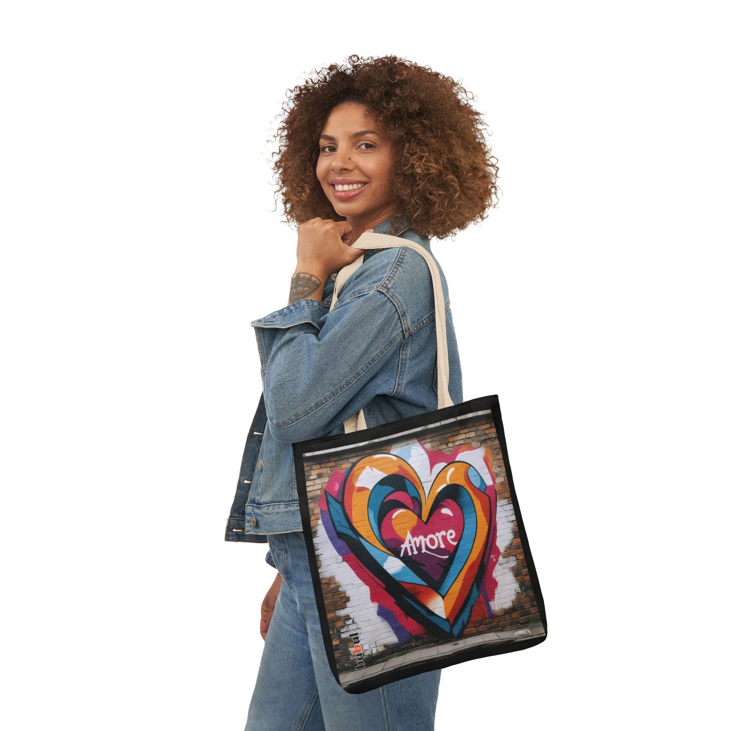 Artistic Surge - Eco-Friendly Canvas Tote Bag - HEART