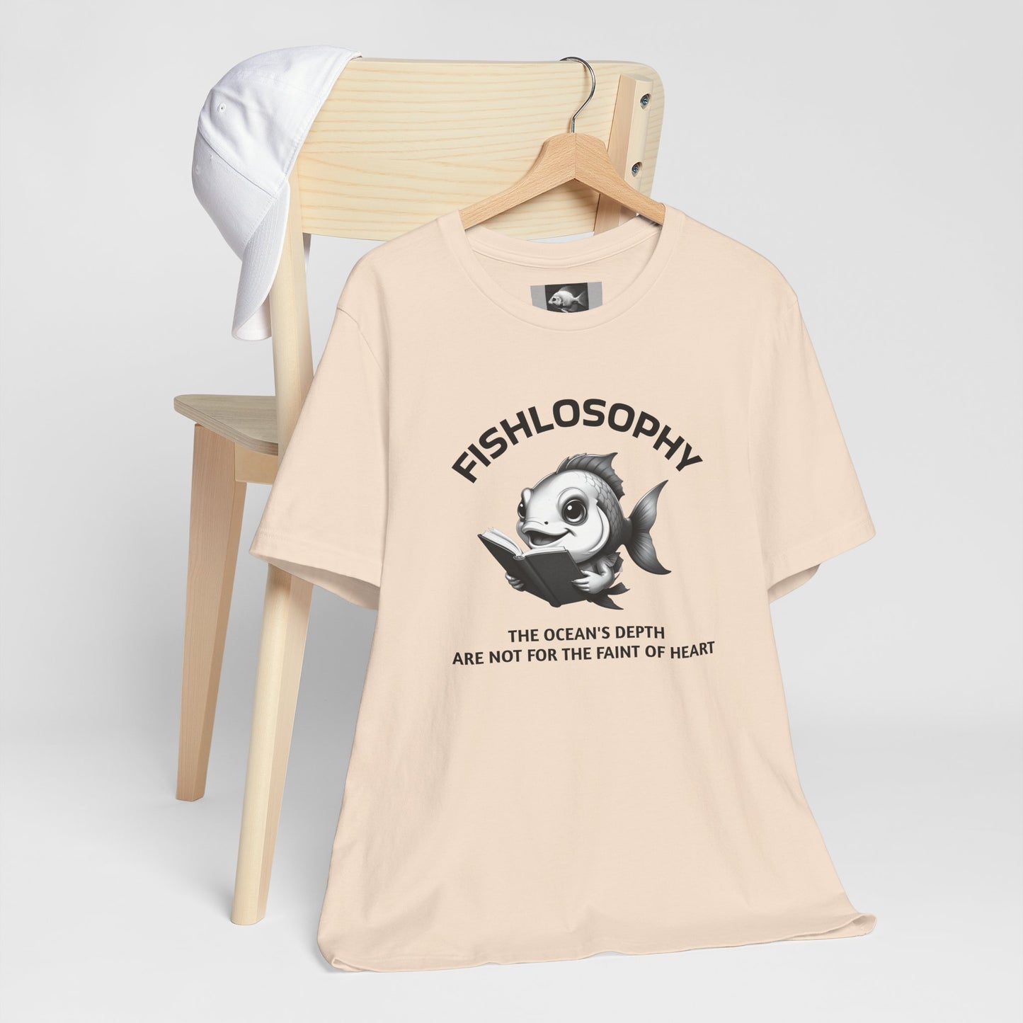 Fishlosophy Unisex Jersey Short Sleeve Tee – The Ocean' depth is not for the faint of heart