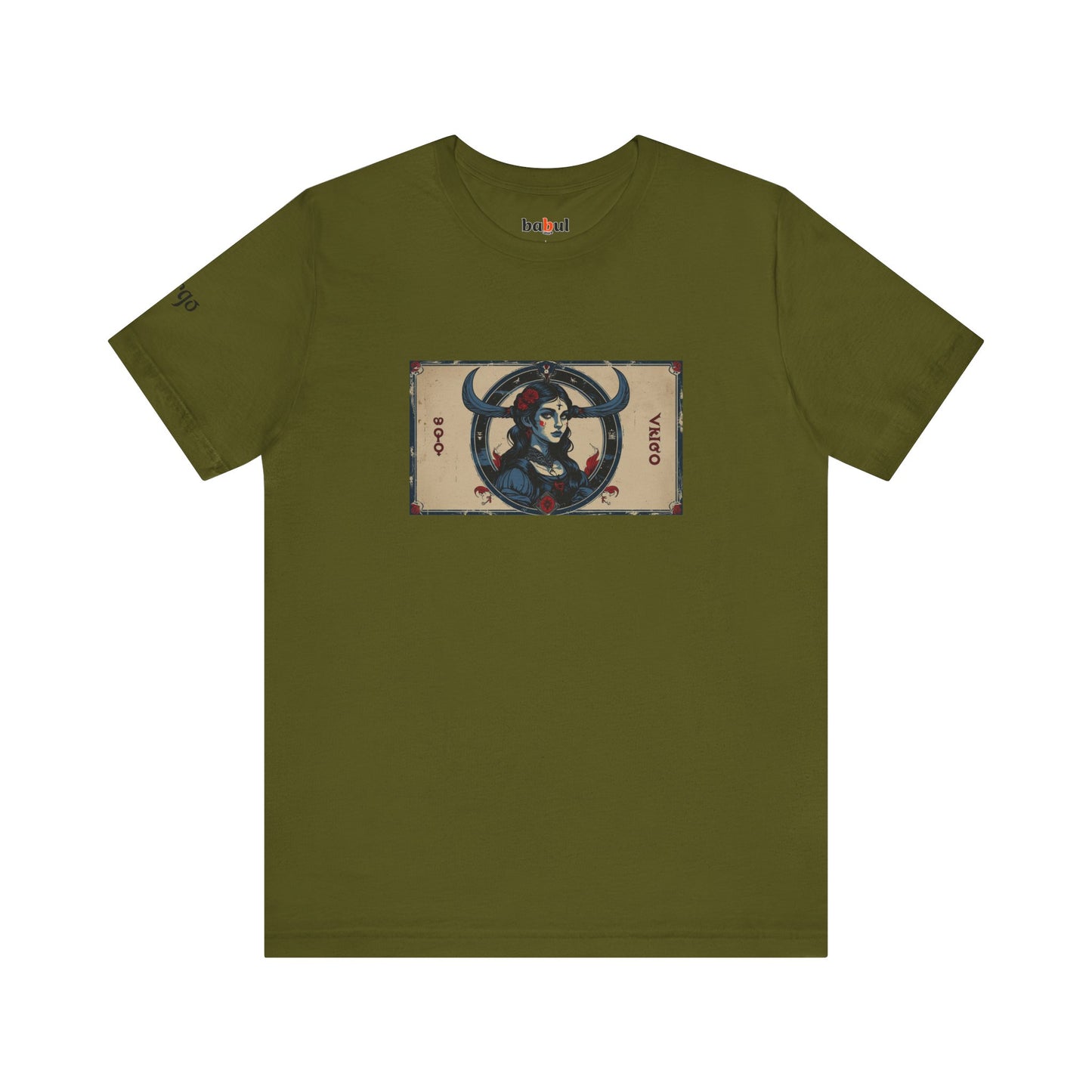 Virgo - Gothic Zodiac T-Shirt. Zodiac in the Shadows