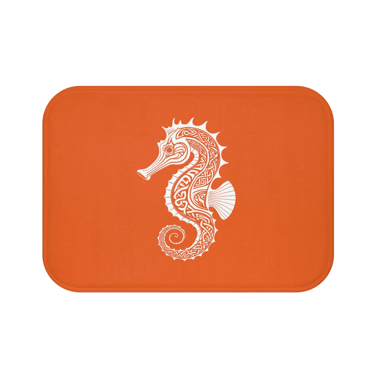 Tribal Bath Mat. Ocean Energy, Tribal Style
