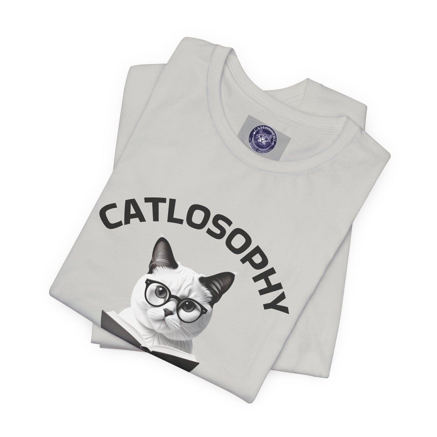 Catlosophy Unisex Jersey Short Sleeve Tee – "The Key to Life" Design