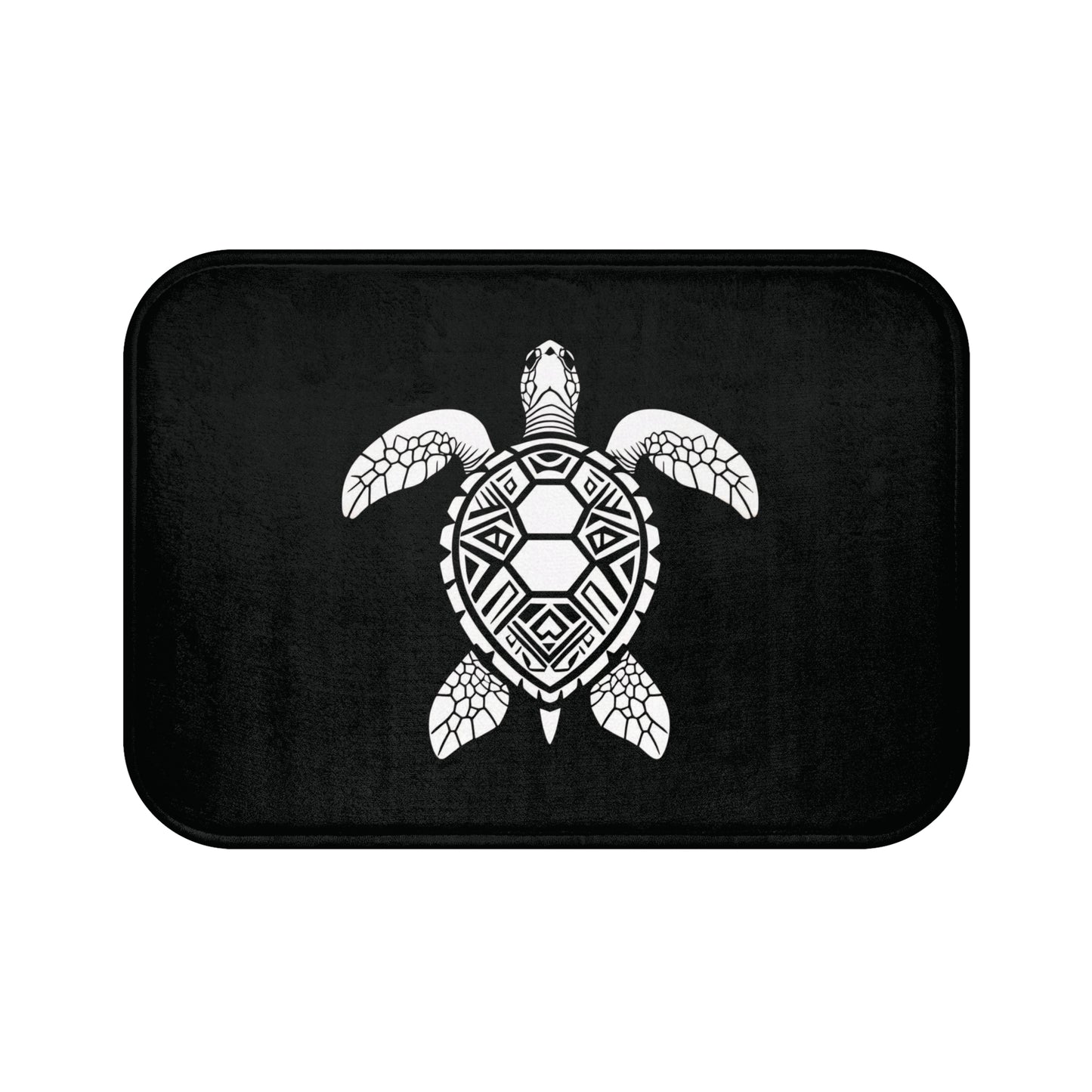 Tribal Bath Mat. Ocean Energy, Tribal Style