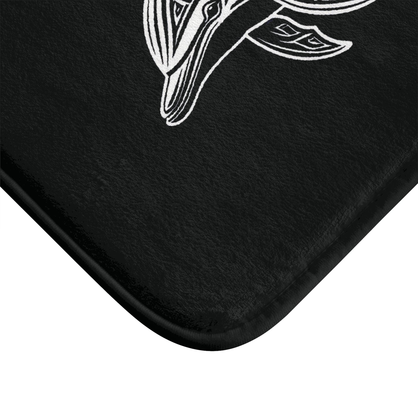 Tribal Bath Mat. Ocean Energy, Tribal Style