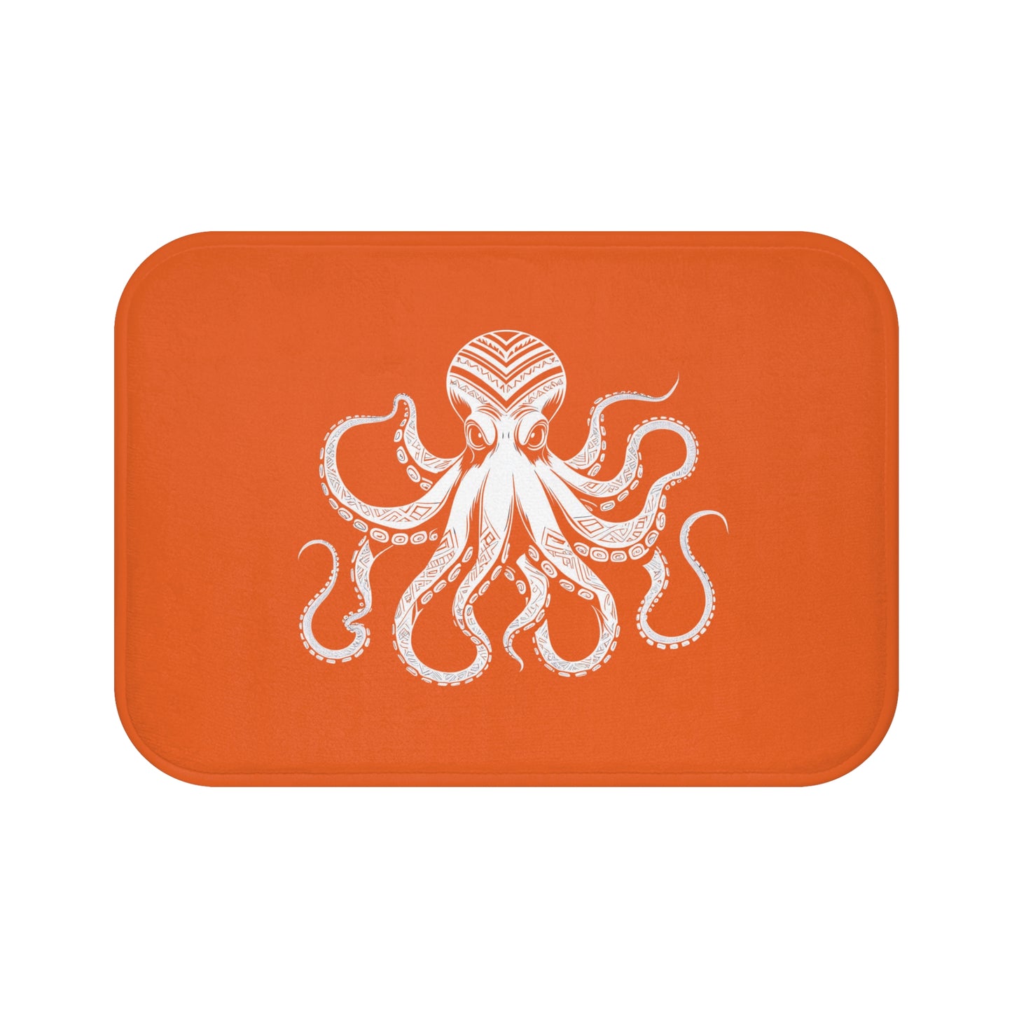 Tribal Bath Mat. Ocean Energy, Tribal Style