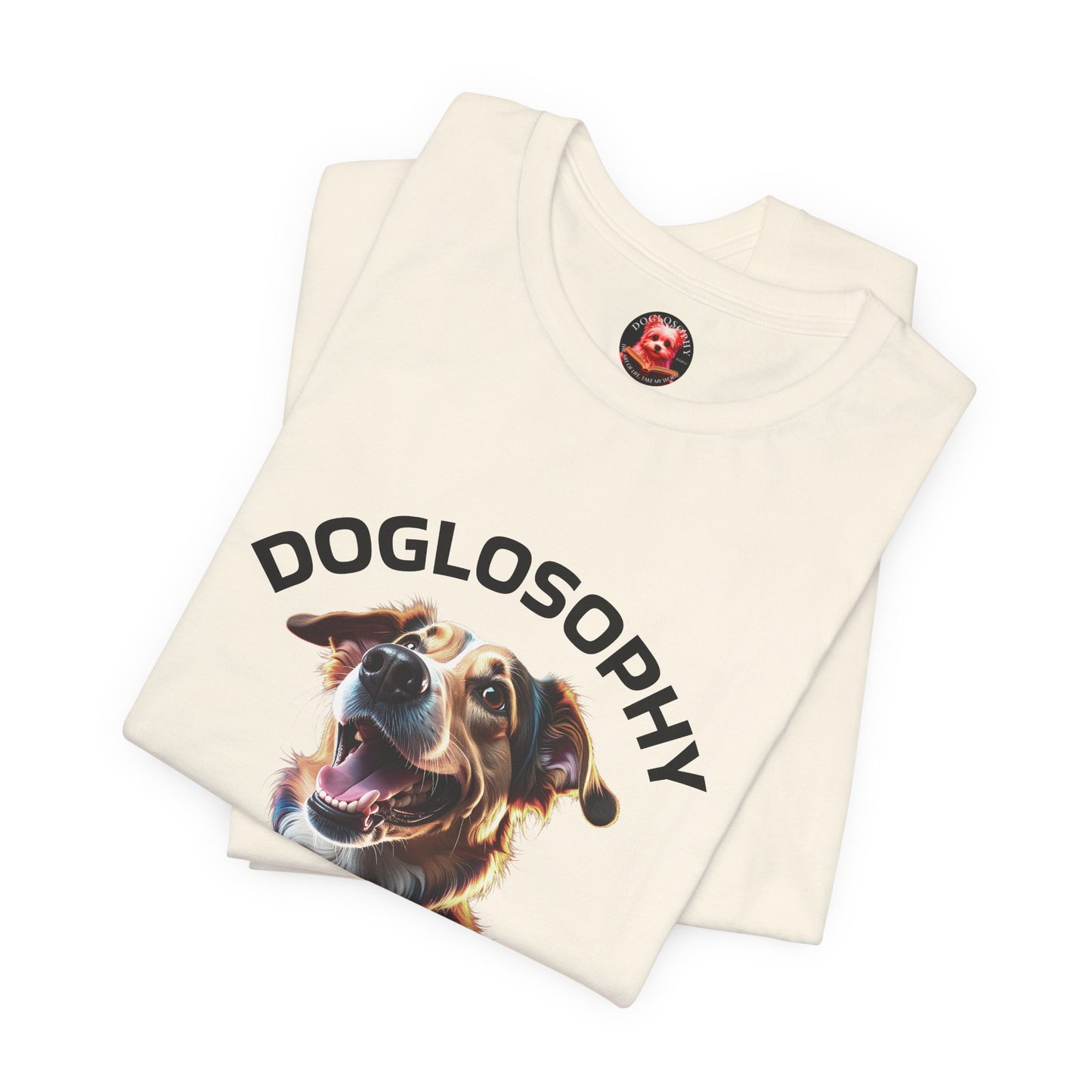 Doglosophy Unisex Jersey Short Sleeve Tee – "Dog Remind Us" Design