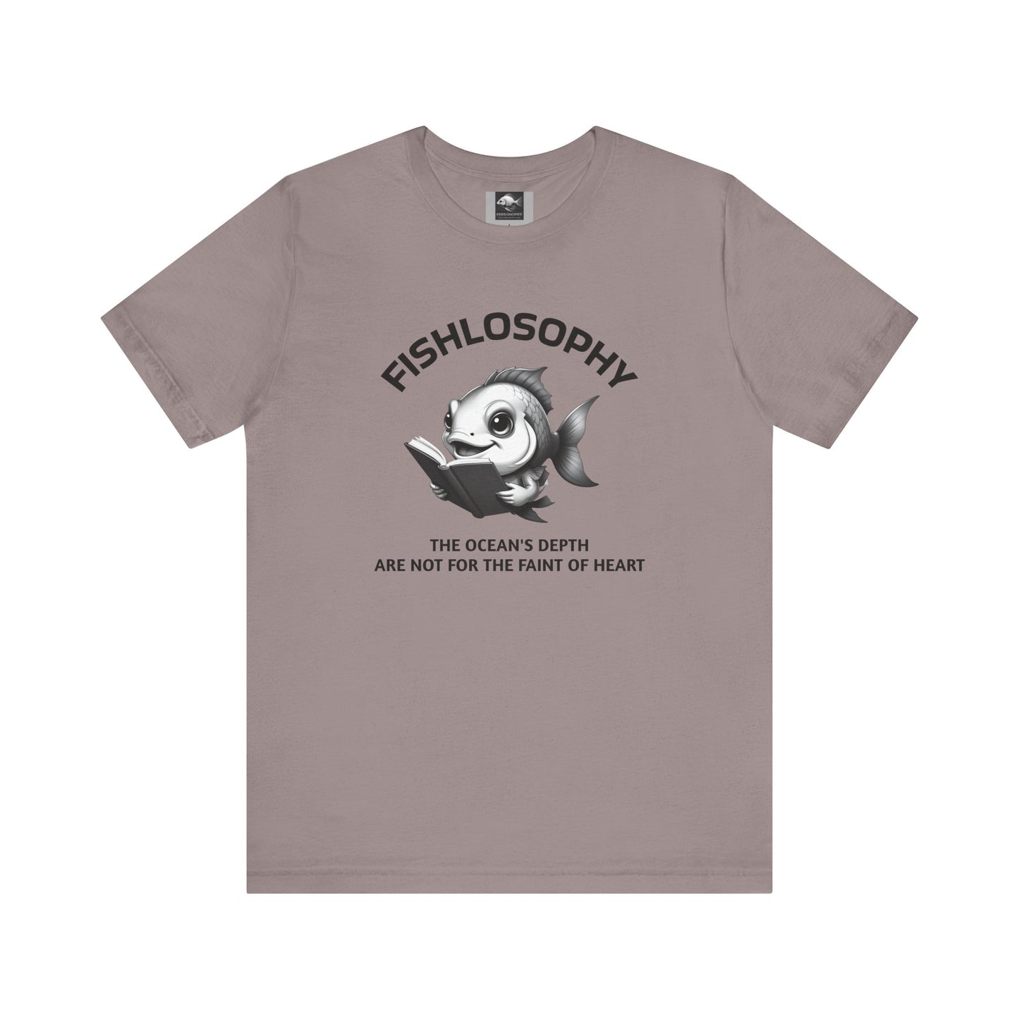 Fishlosophy Unisex Jersey Short Sleeve Tee – The Ocean' depth is not for the faint of heart