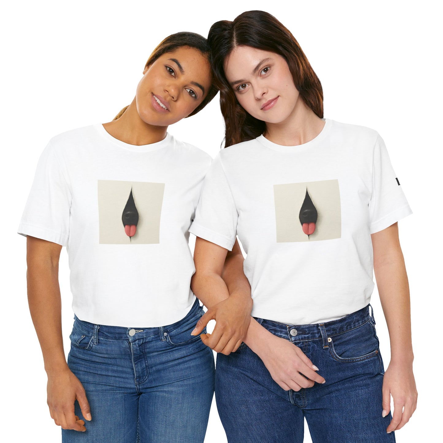 DOGART Unisex Jersey Dog T-Shirt - FONTANA - Iconic Painting Reimagined with Dogs