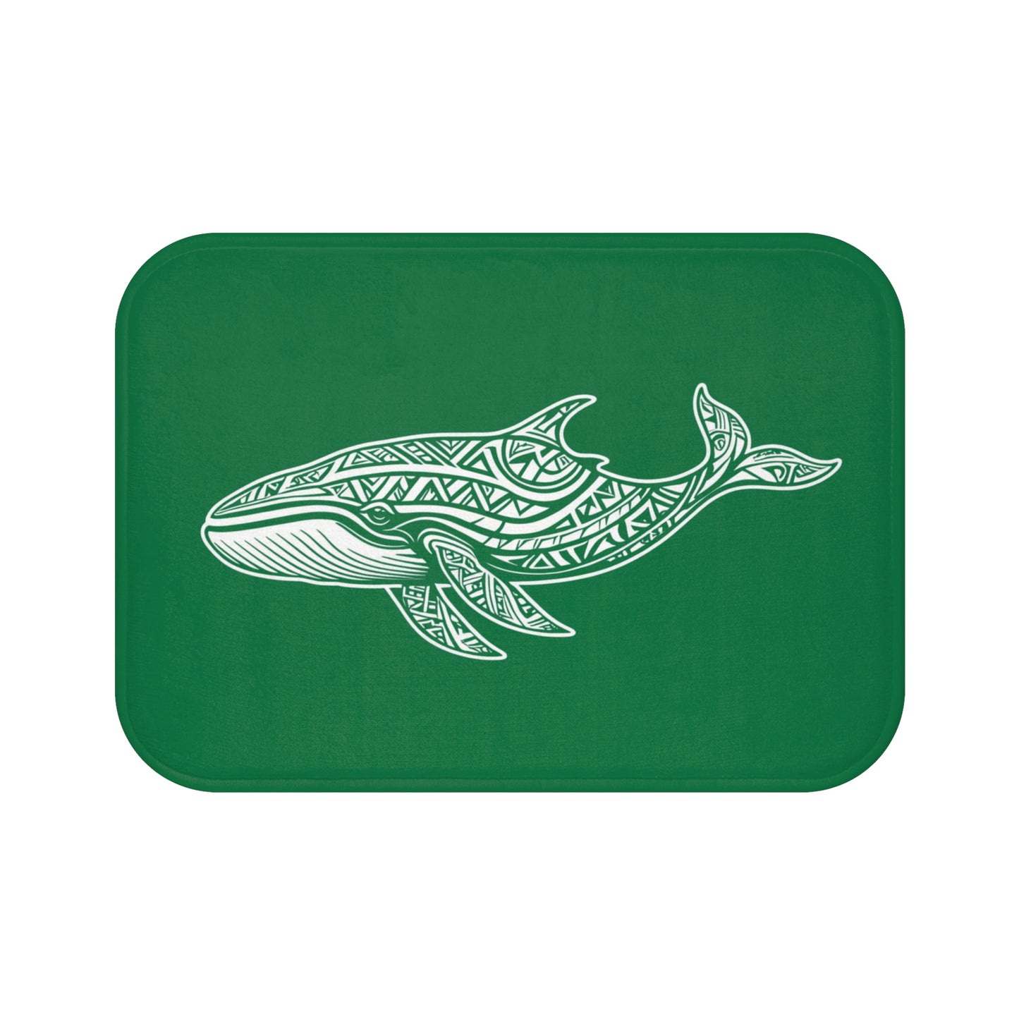 Tribal Bath Mat. Ocean Energy, Tribal Style