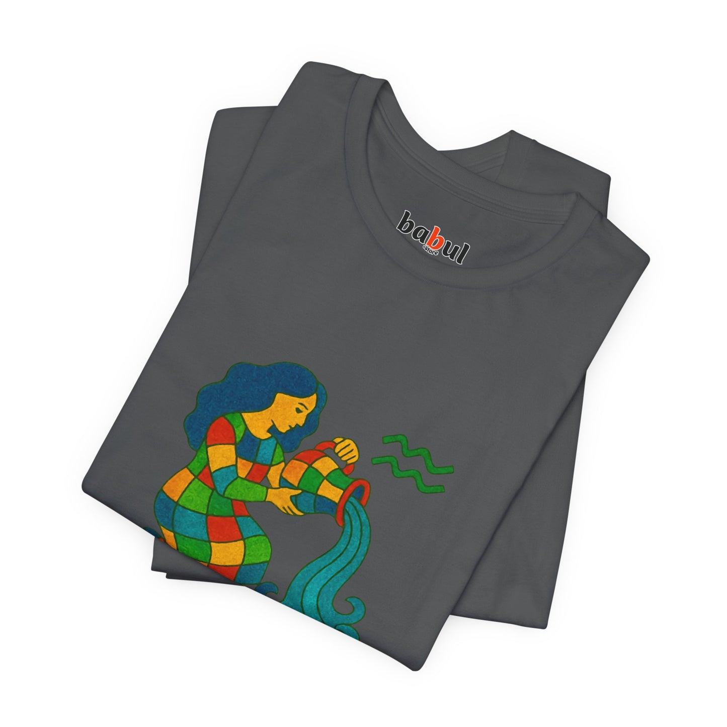 AQUARIUS - T-shirt, The Zodiac Signs According to Saint Phalle