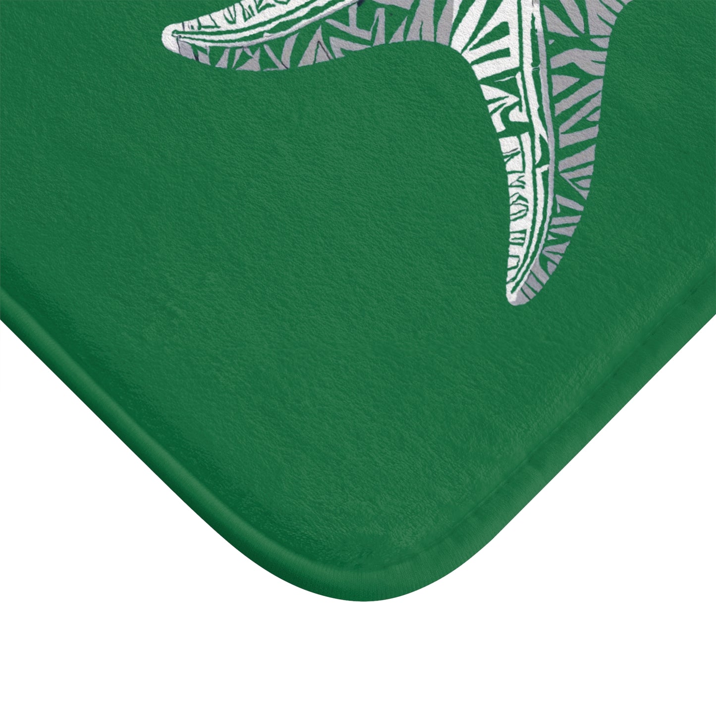Tribal Bath Mat. Ocean Energy, Tribal Style