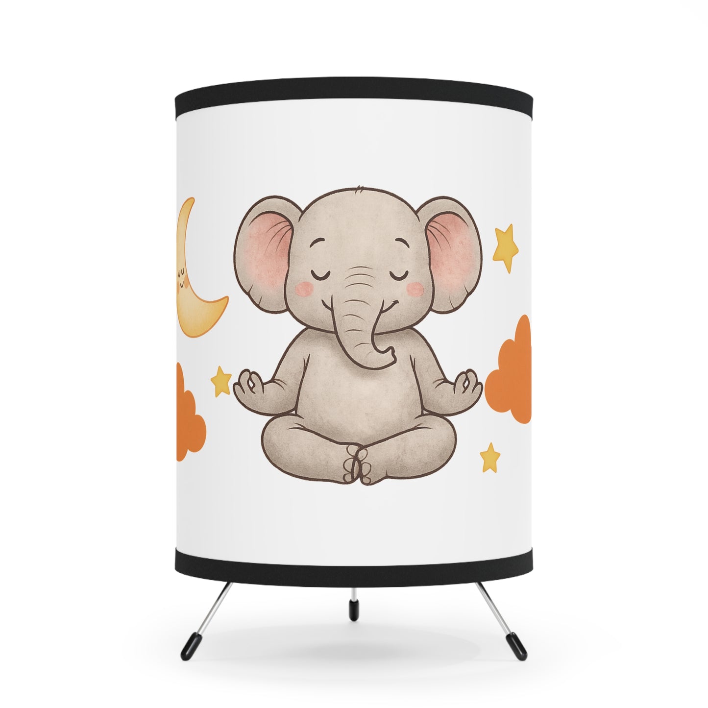 ZEN INSIDE Calming Tripod Lamp. Elephant