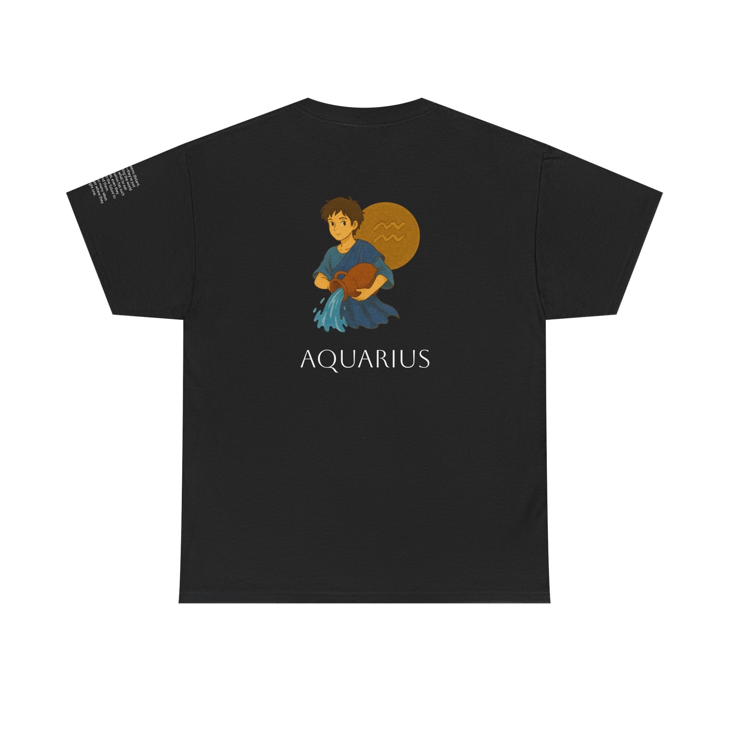 AQUARIUS - Dreamy Zodiac T-Shirts – The Magic of the Stars in Ghibli Style