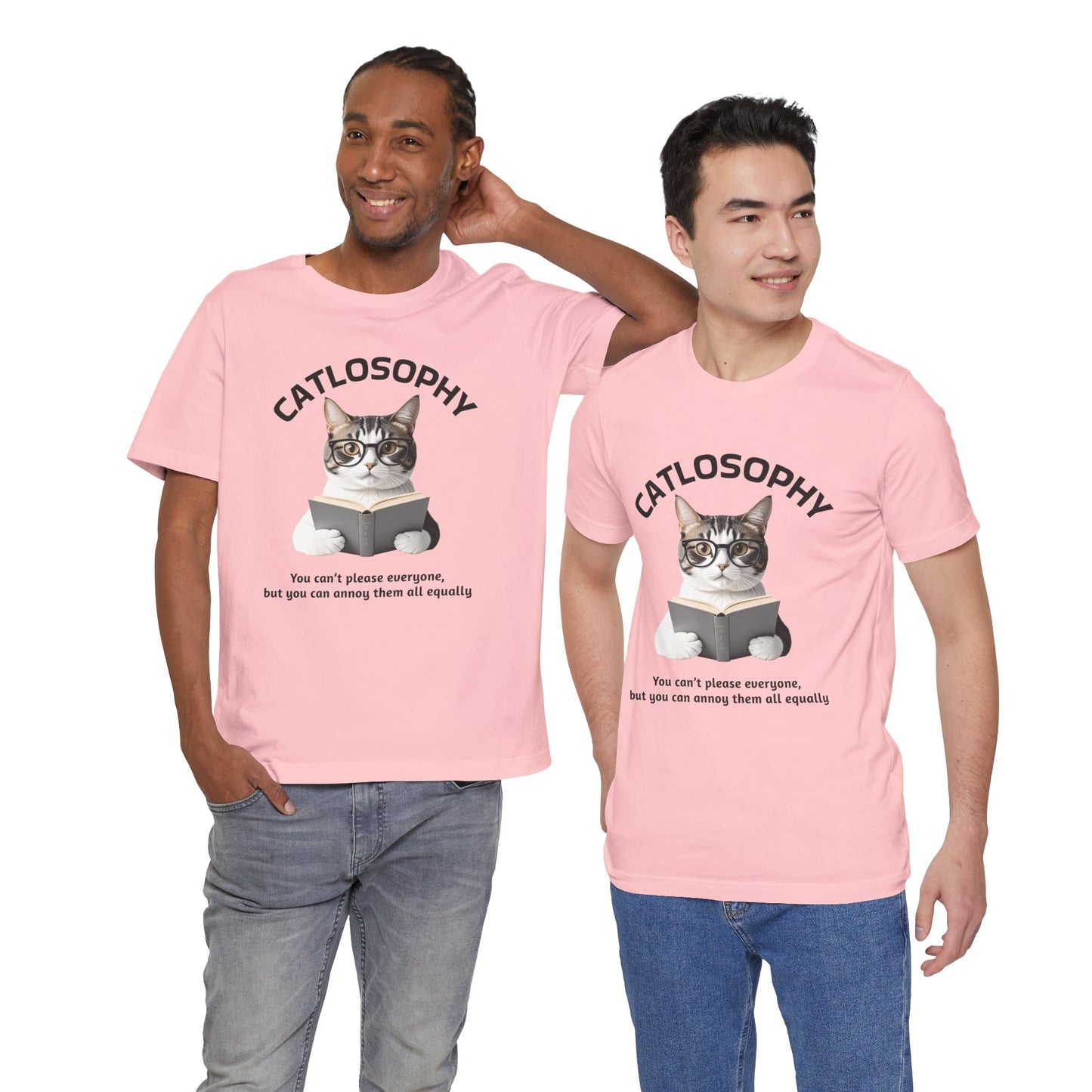 Catlosophy Unisex Jersey Short Sleeve Tee – "You can't please everyone" Design
