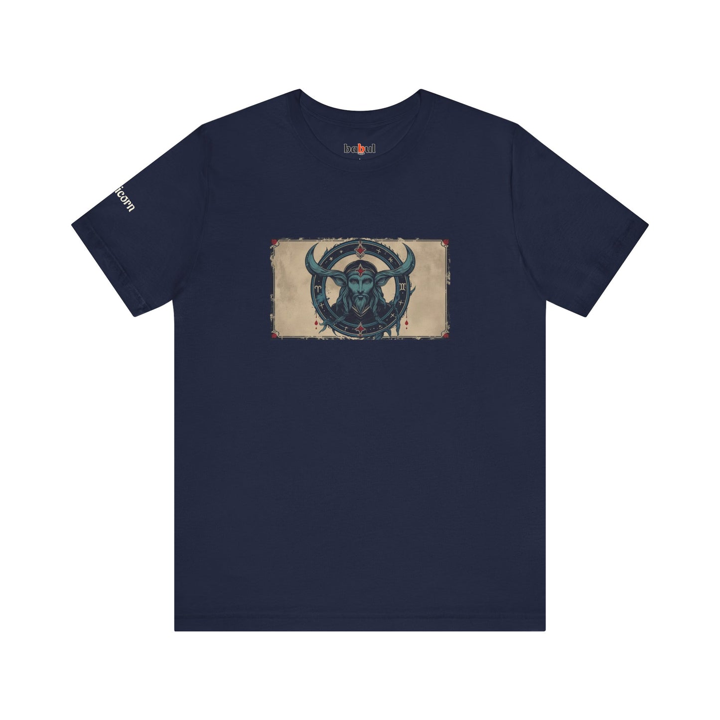 Capricorn - Gothic Zodiac T-Shirt. Zodiac in the Shadows
