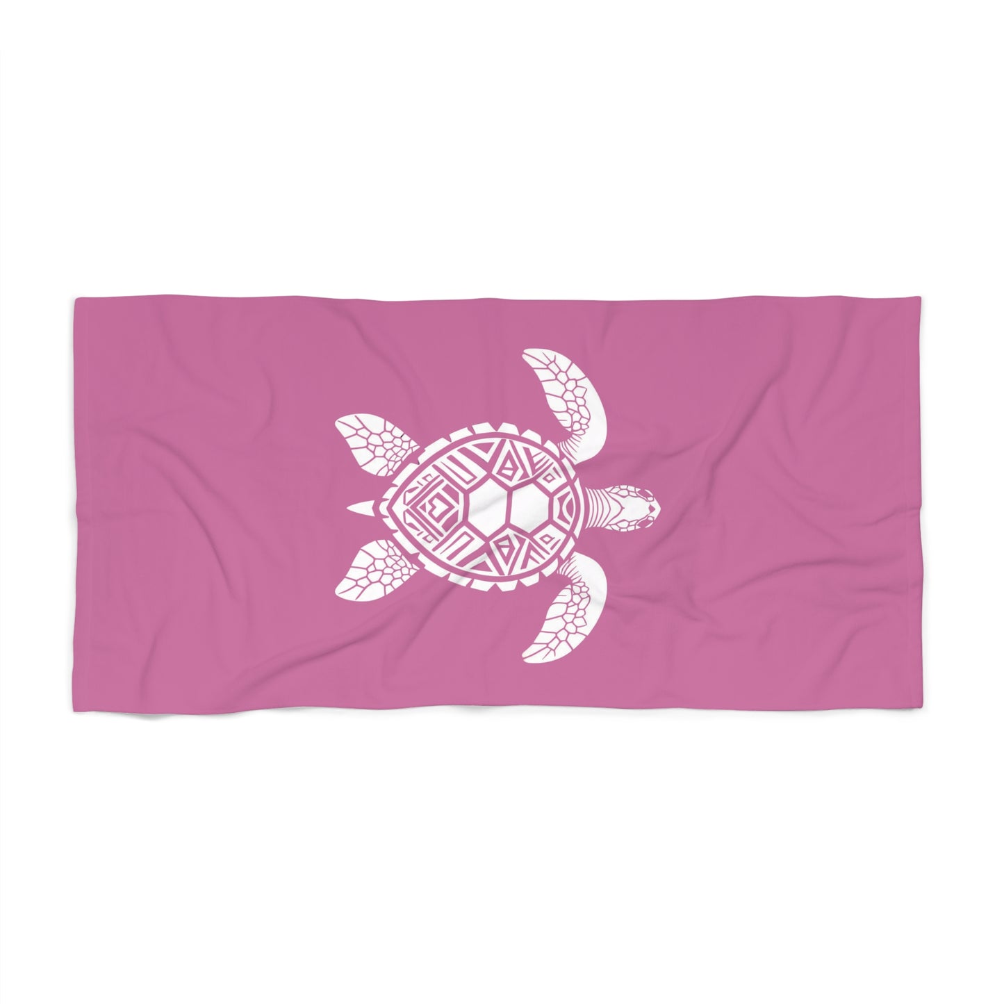 Tribal Waves Beach Towel - SEA TURTLE