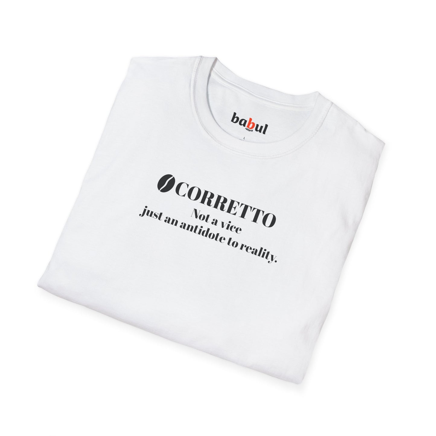 CoffeeTherapy T-Shirt – Irony Is the Best Cure (Right After Coffee)