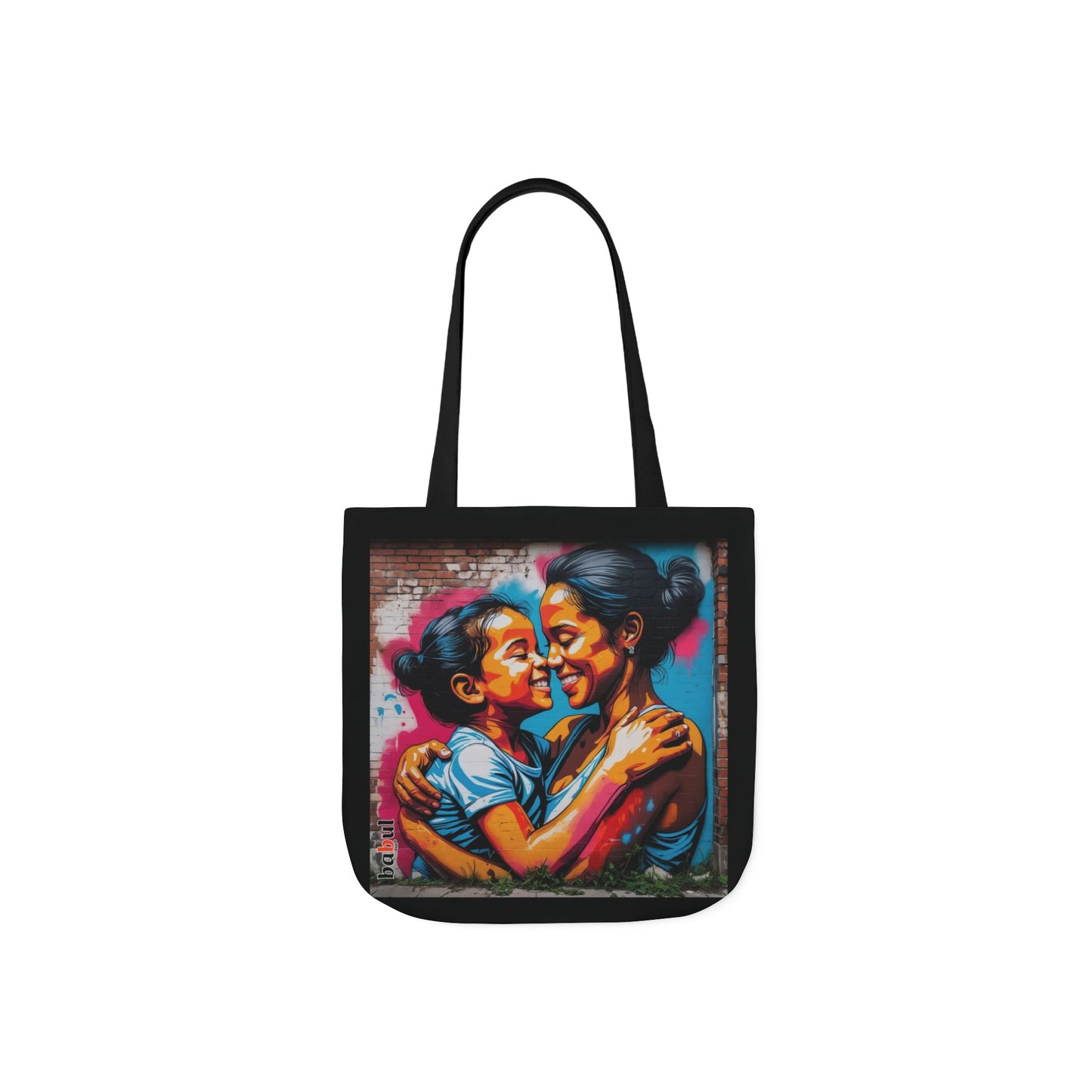 Artistic Surge - Eco-Friendly Canvas Tote Bag - SMILING HUG