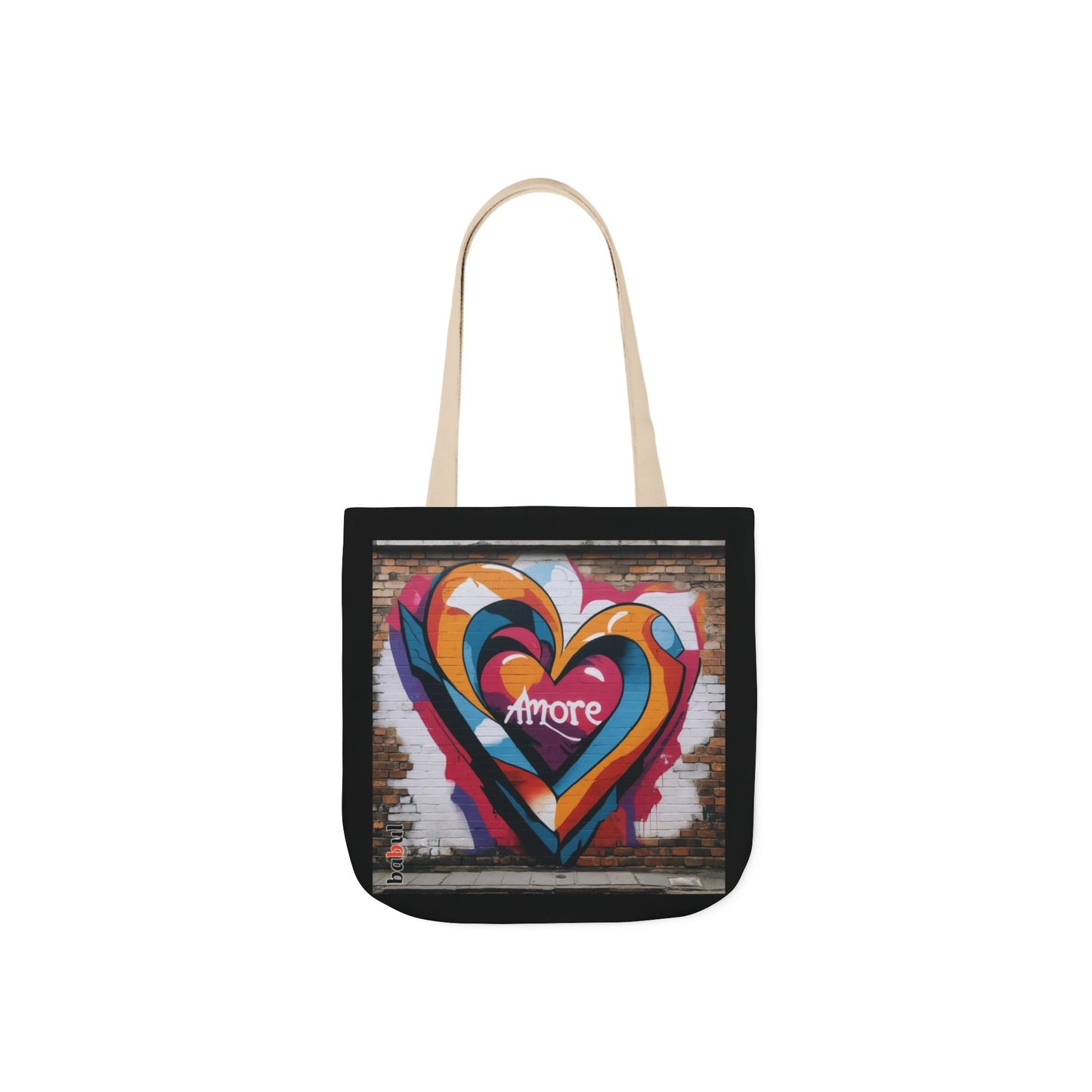 Artistic Surge - Eco-Friendly Canvas Tote Bag - HEART