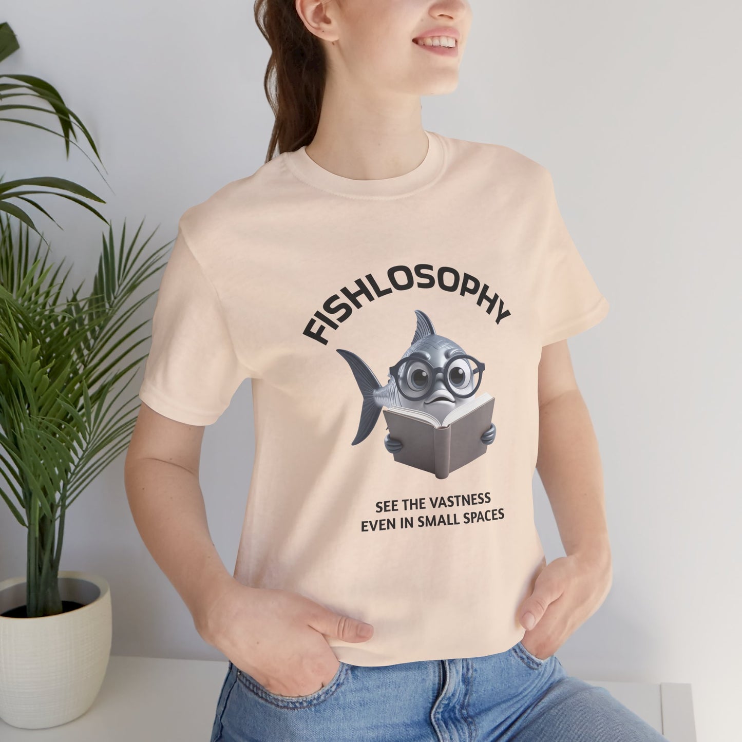 Fishlosophy Unisex Jersey Short Sleeve Tee – See the vastness even in small spaces