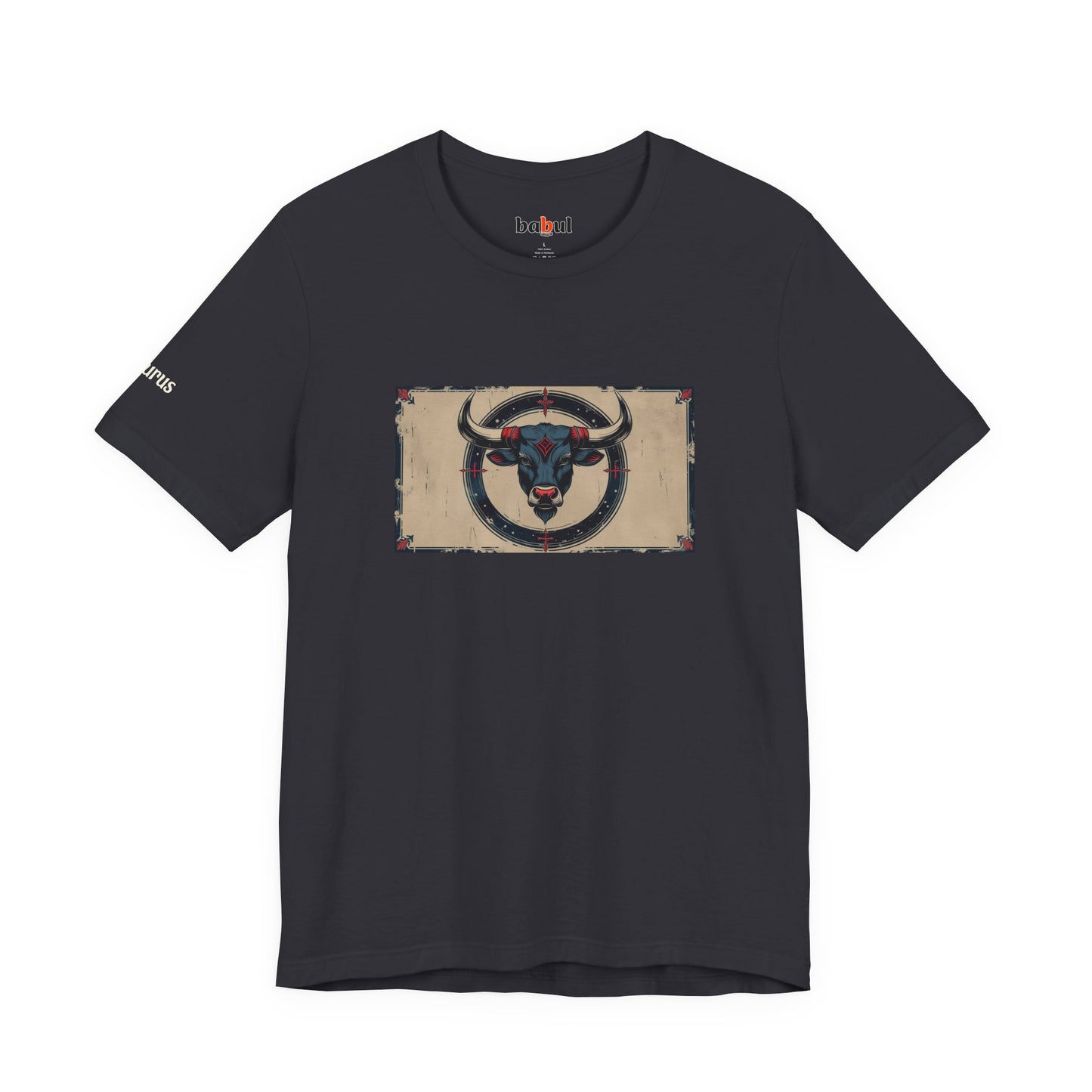 Taurus - Gothic Zodiac T-Shirt. Zodiac in the Shadows