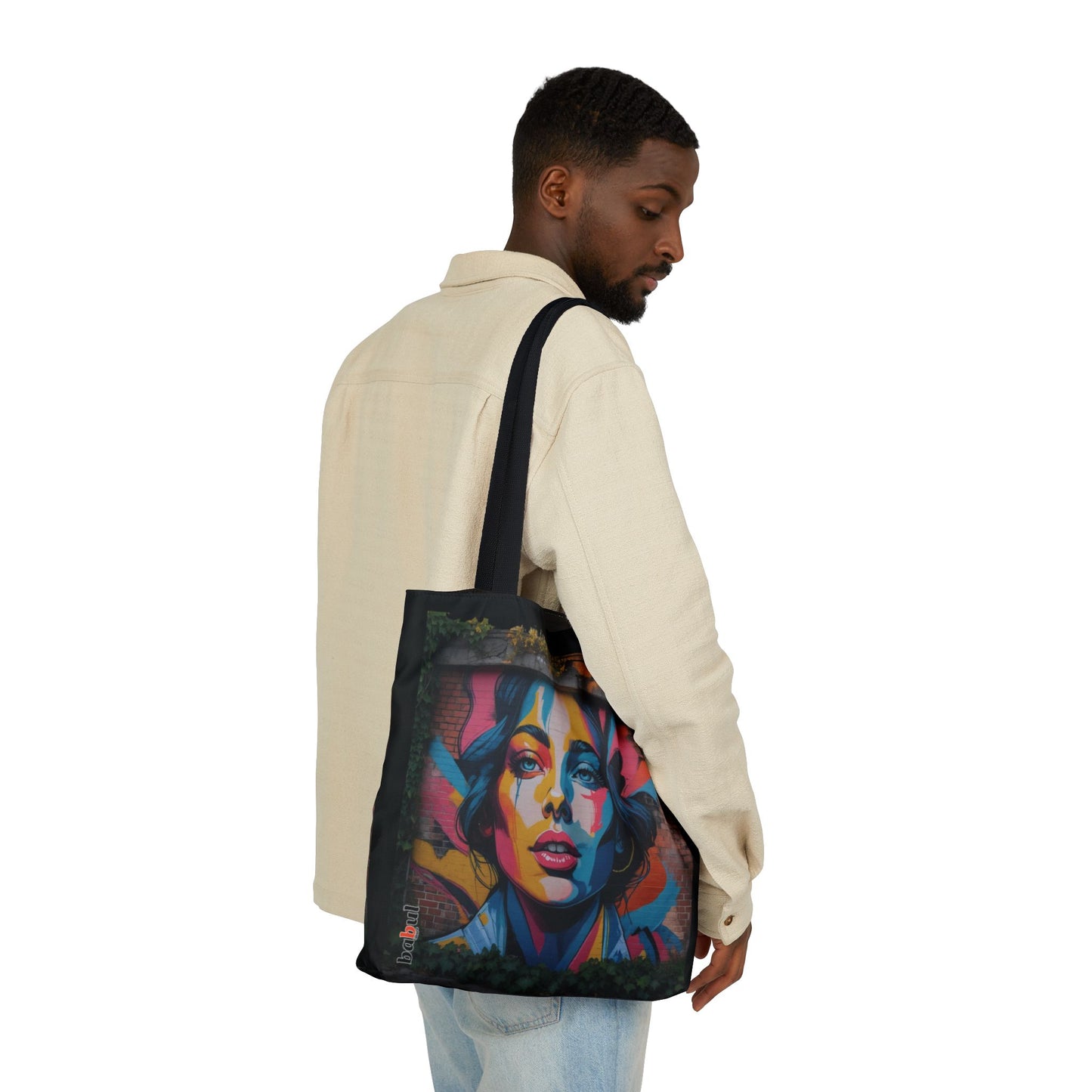 Artistic Surge - Eco-Friendly Canvas Tote Bag - FEMALE FACE