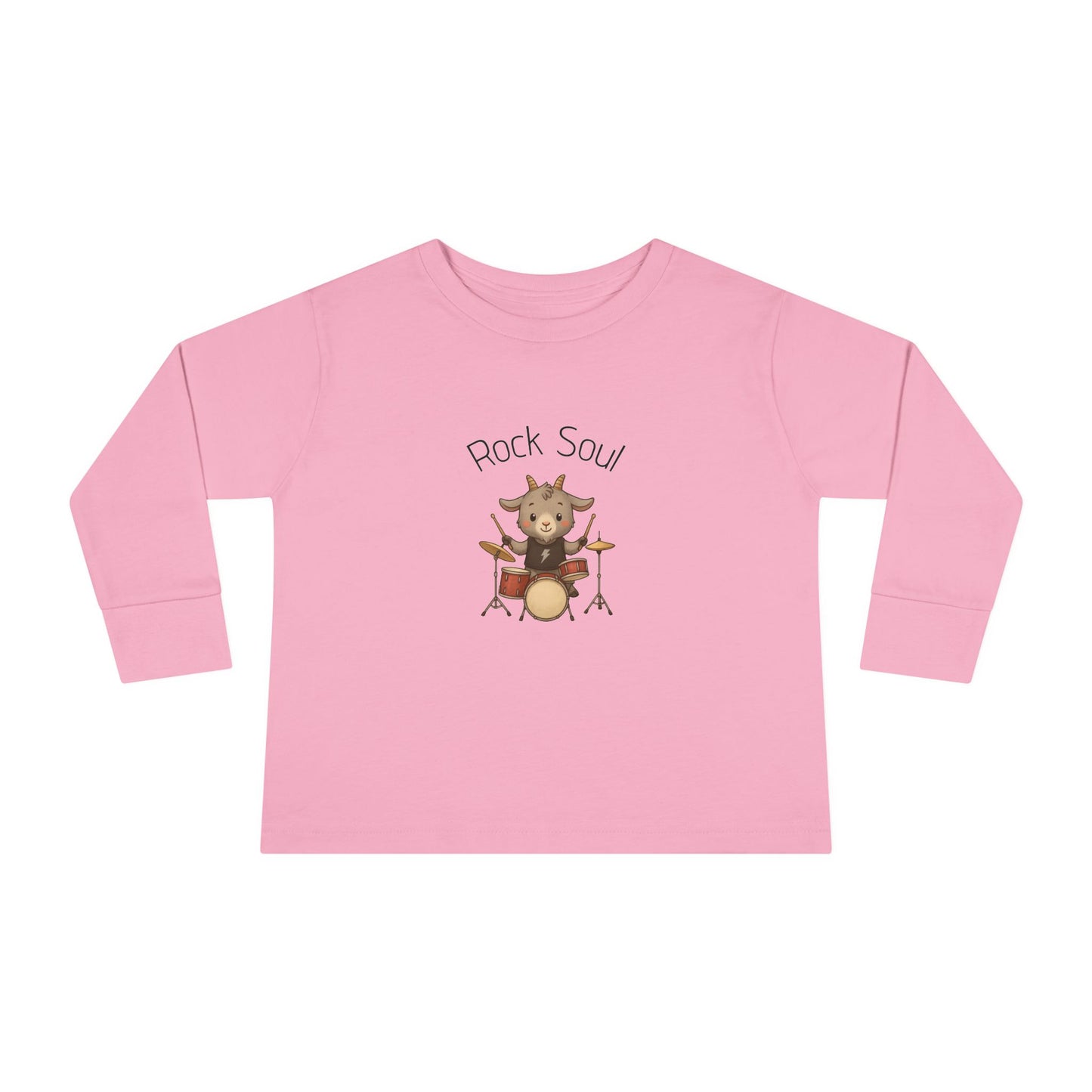 Magliette Rock Soul per bambini - Capretta - Dolci animali con un ritmo ribelle