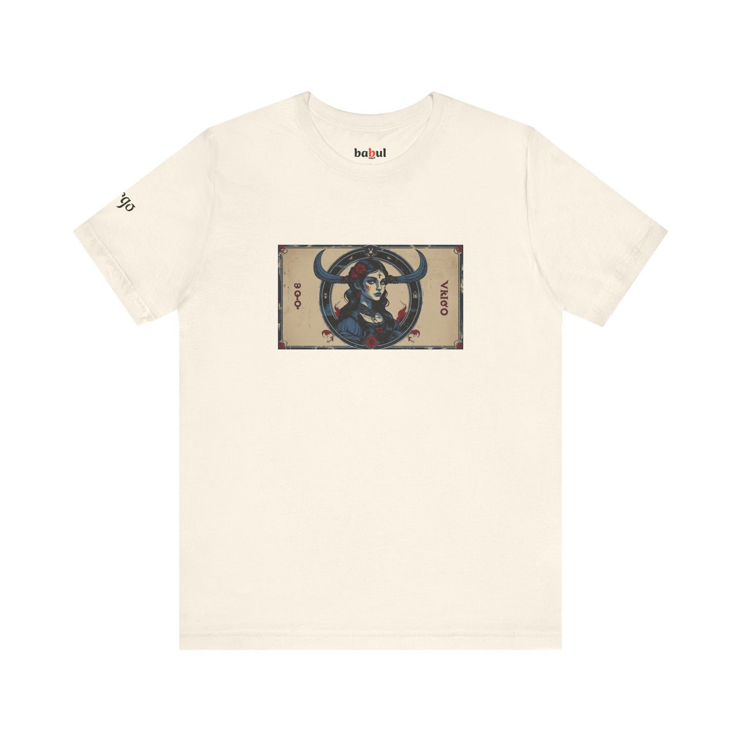 Virgo - Gothic Zodiac T-Shirt. Zodiac in the Shadows