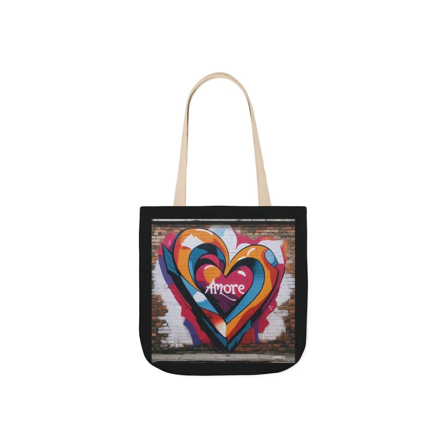 Artistic Surge - Eco-Friendly Canvas Tote Bag - HEART