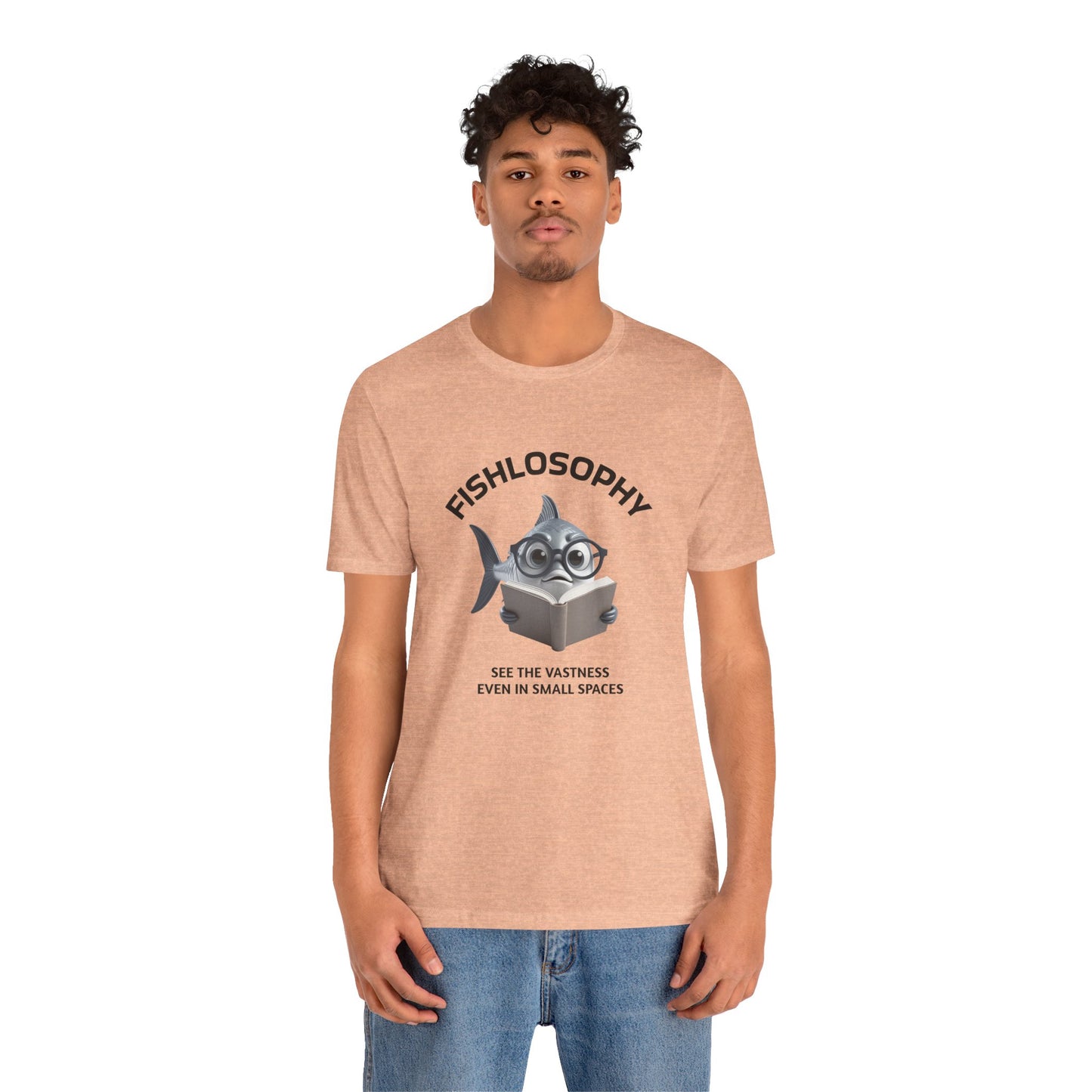 Fishlosophy Unisex Jersey Short Sleeve Tee – See the vastness even in small spaces