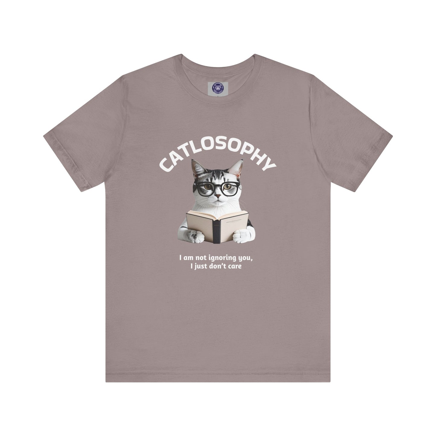 Catlosophy Unisex Jersey Short Sleeve Tee – "I am not ignoring you" Design