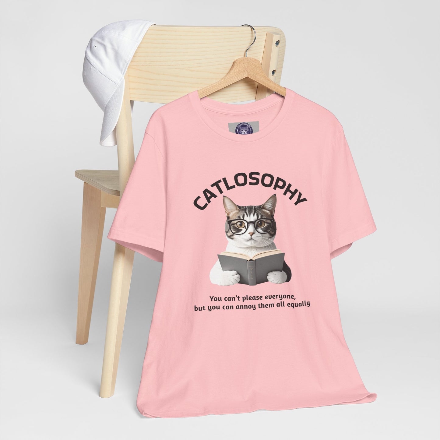 Catlosophy Unisex Jersey Short Sleeve Tee – "You can't please everyone" Design