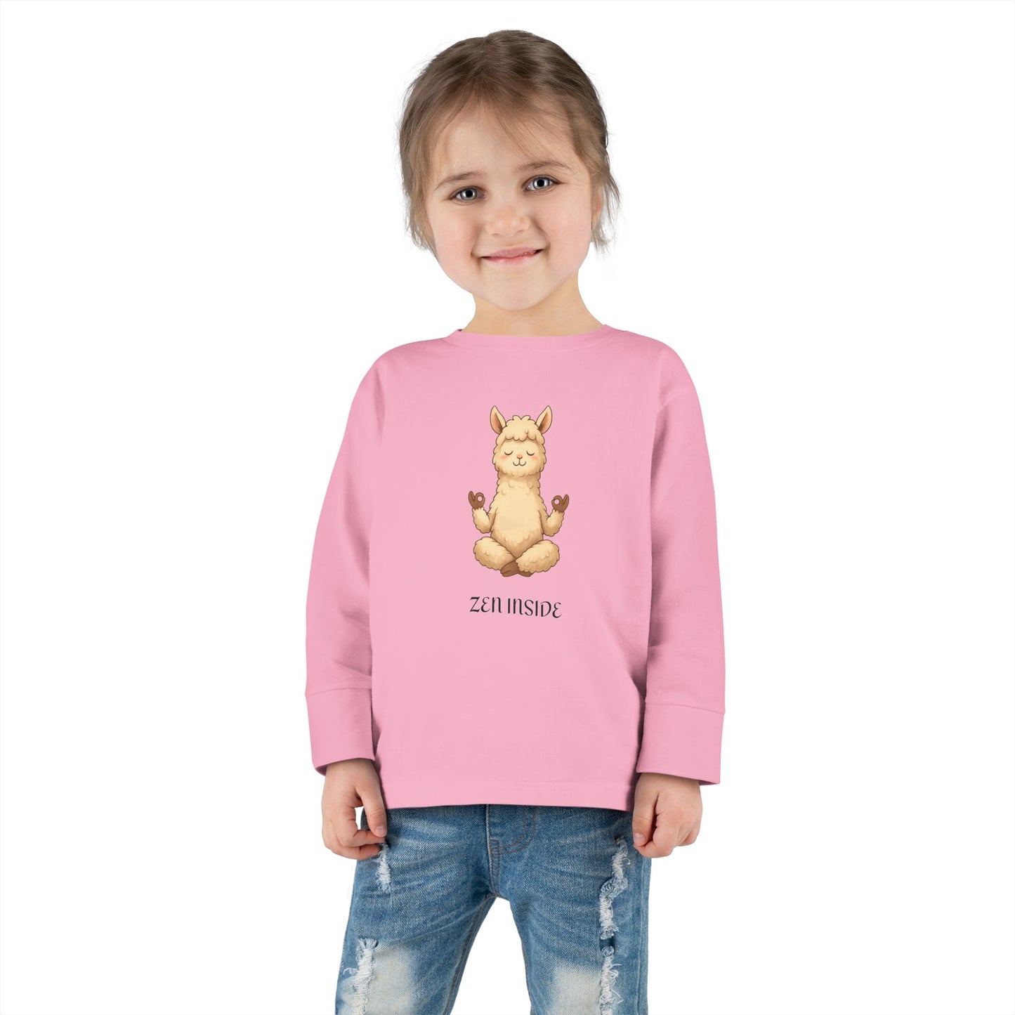 Zen Inside Long Sleeve Tee - ALPACA