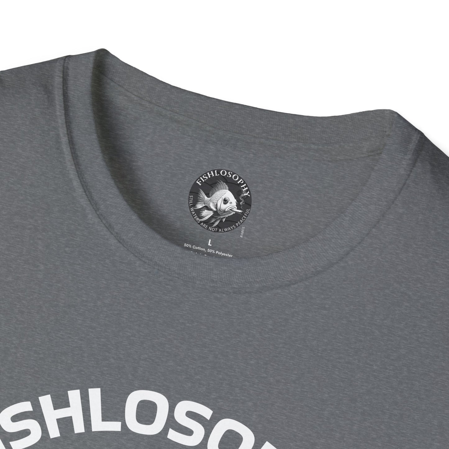 Fishlosophy Unisex T-Shirt - Ocean Vibes and Life's Questions Design - PEARLS OF WISDOM FROM THE FISH WORLD