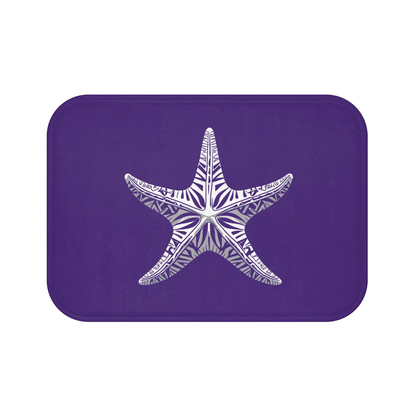 Tribal Bath Mat. Ocean Energy, Tribal Style