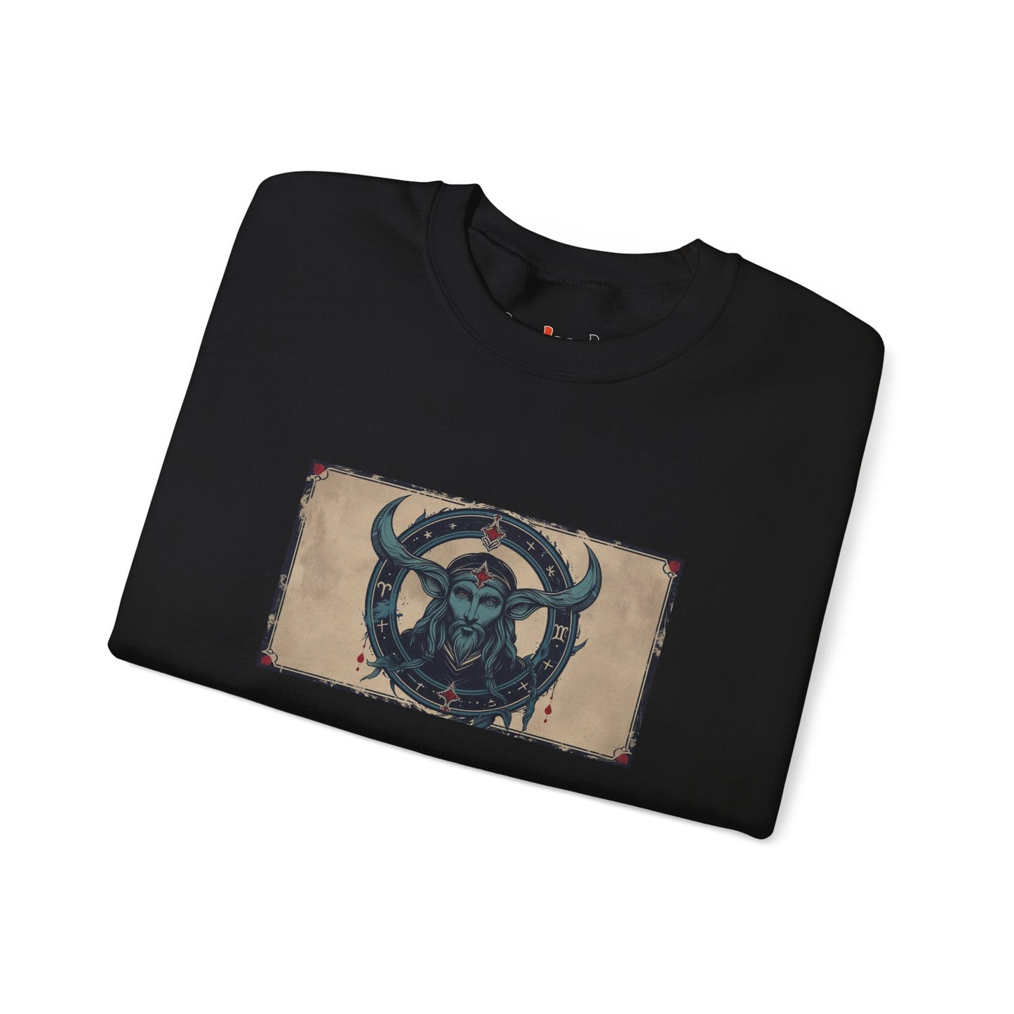 Capricorn - Gothic Zodiac Blue Sweatshirt