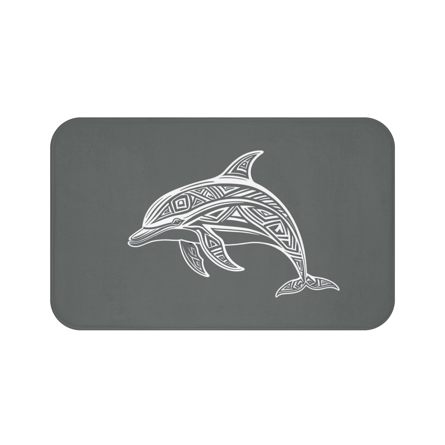 Tribal Bath Mat. Ocean Energy, Tribal Style