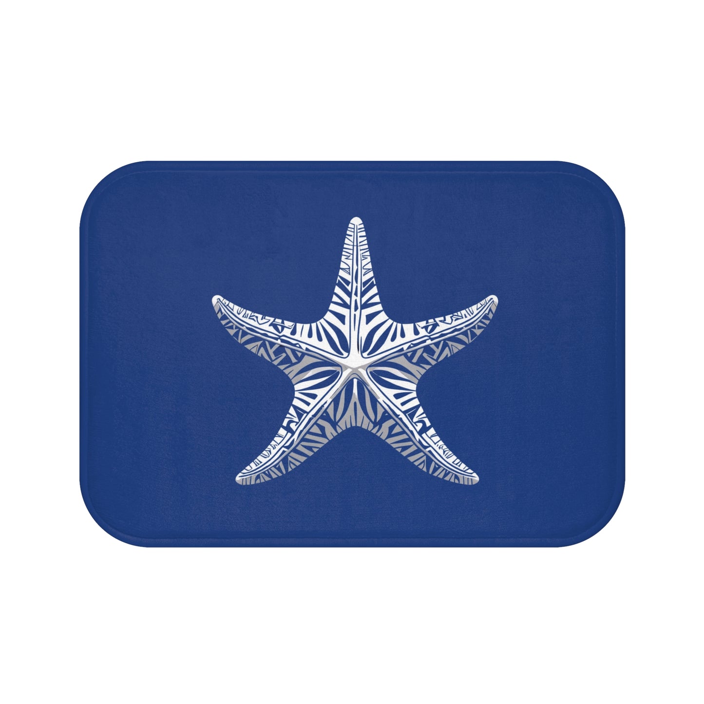 Tribal Bath Mat. Ocean Energy, Tribal Style