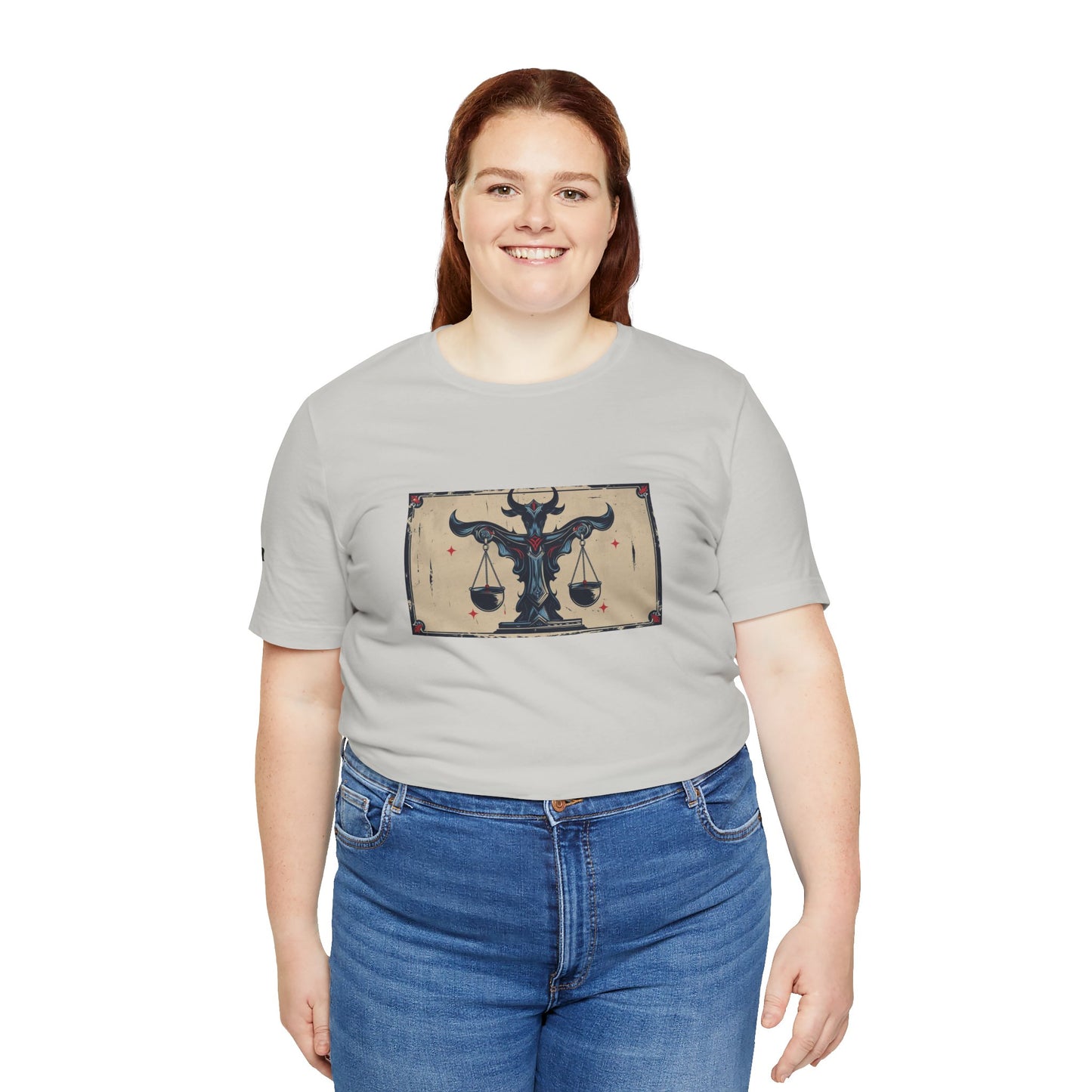Libra - Gothic Zodiac T-Shirt. Zodiac in the Shadows