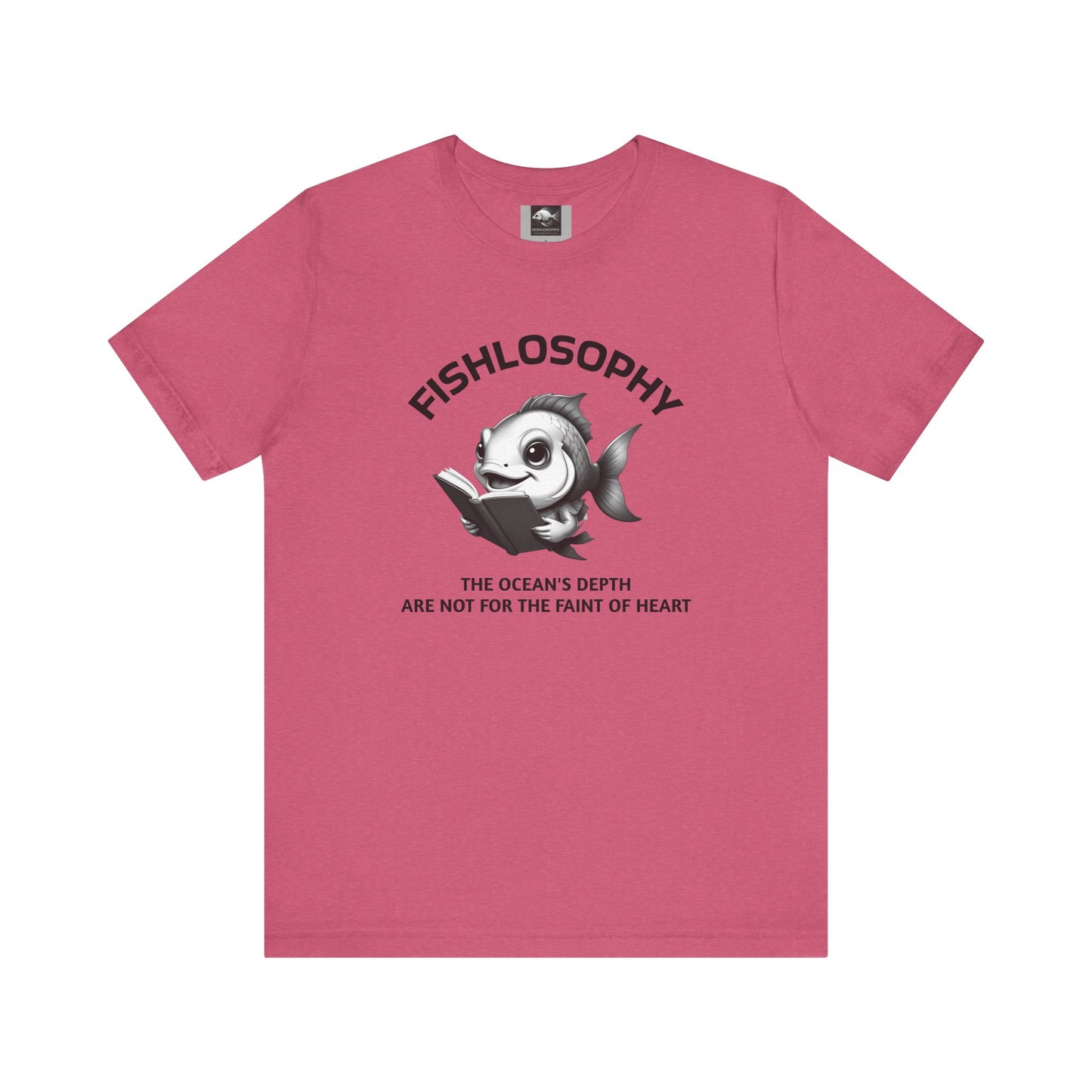 Fishlosophy Unisex Jersey Short Sleeve Tee – The Ocean' depth is not for the faint of heart