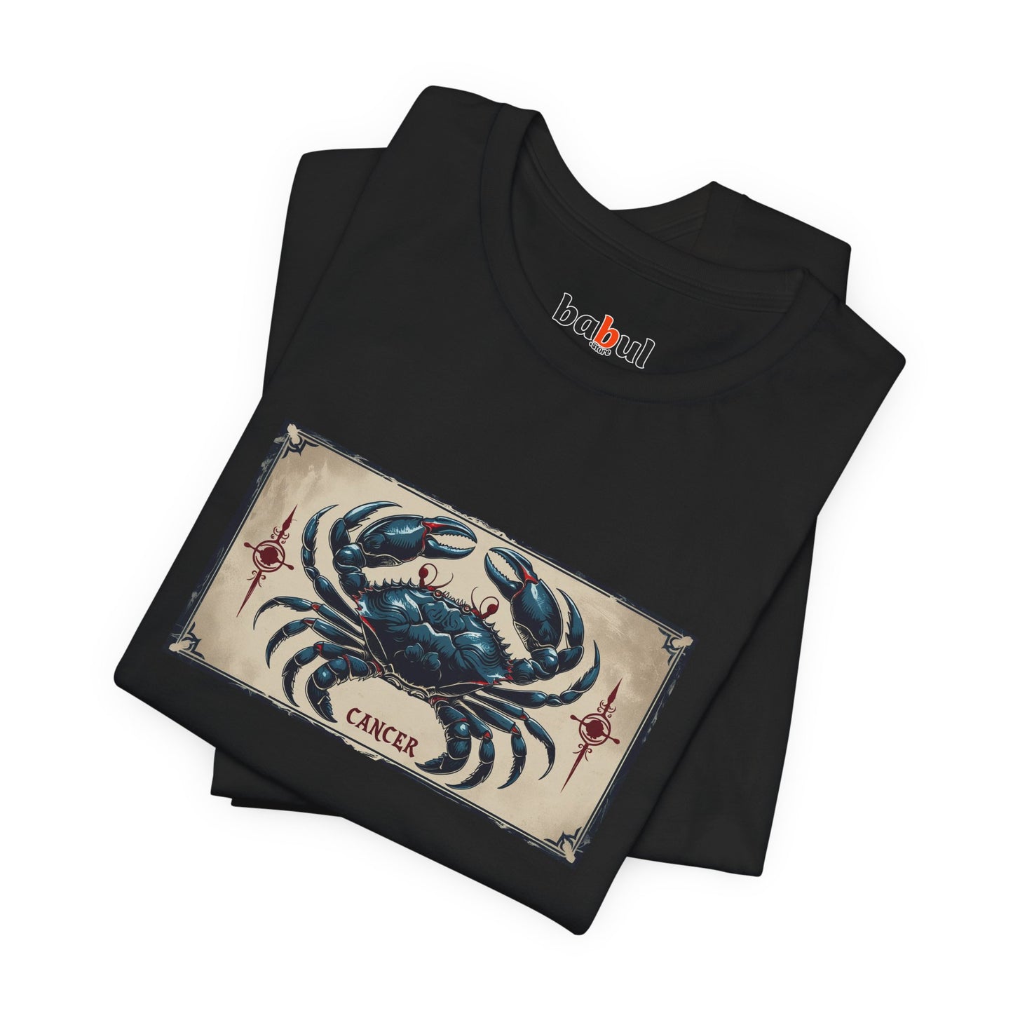 Cancer - Gothic Zodiac T-Shirt. Zodiac in the Shadows