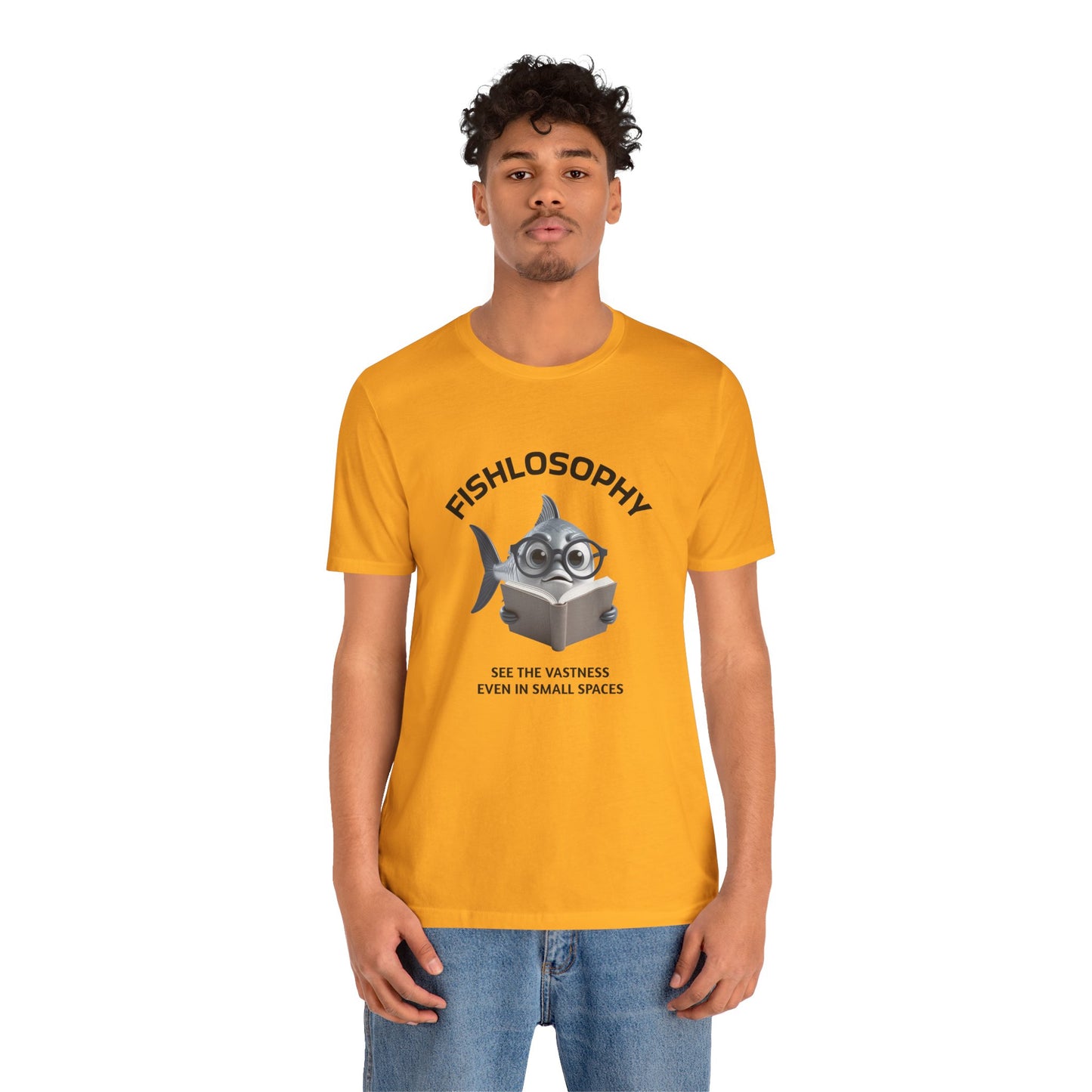 Fishlosophy Unisex Jersey Short Sleeve Tee – See the vastness even in small spaces