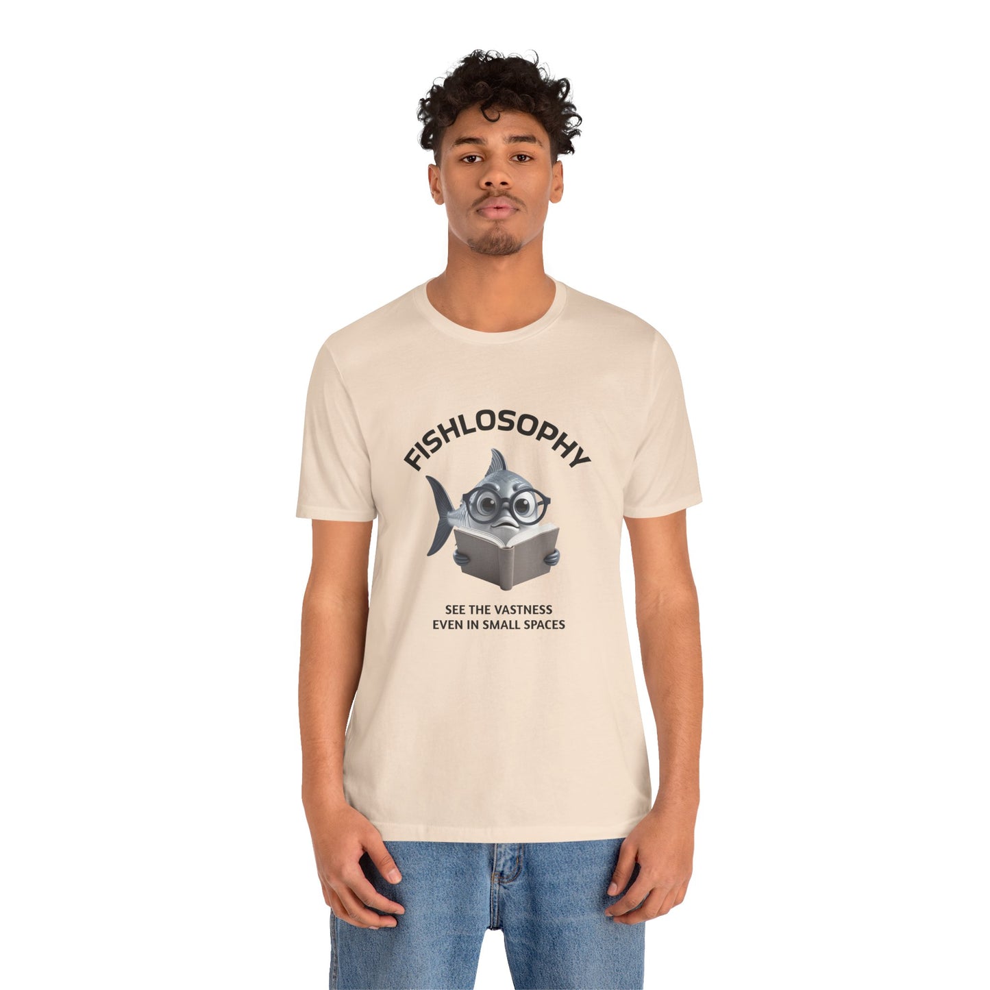 Fishlosophy Unisex Jersey Short Sleeve Tee – See the vastness even in small spaces