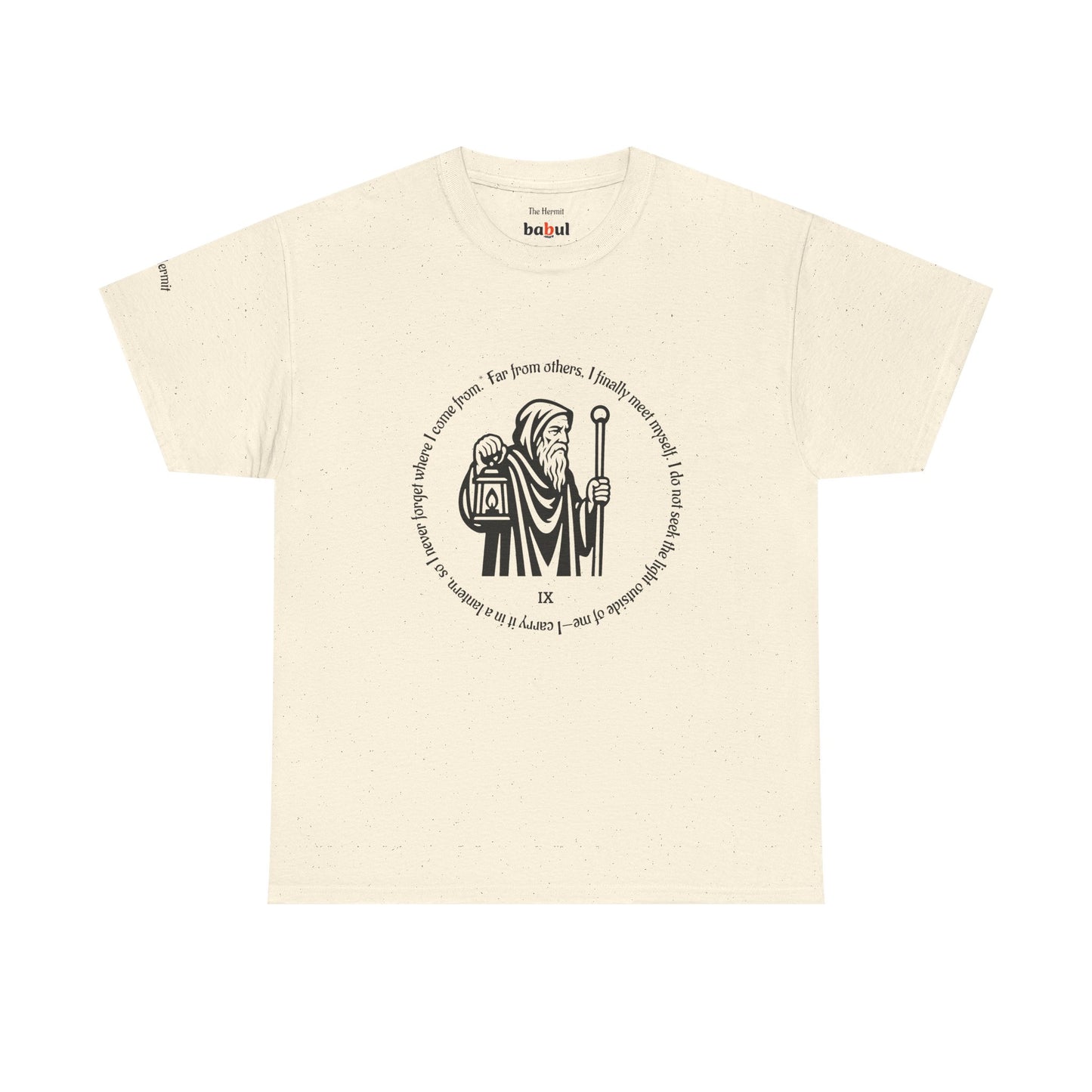 The Hermit - ArcanaPop T-Shirt – Where Tarot Magic Meets Pop Art