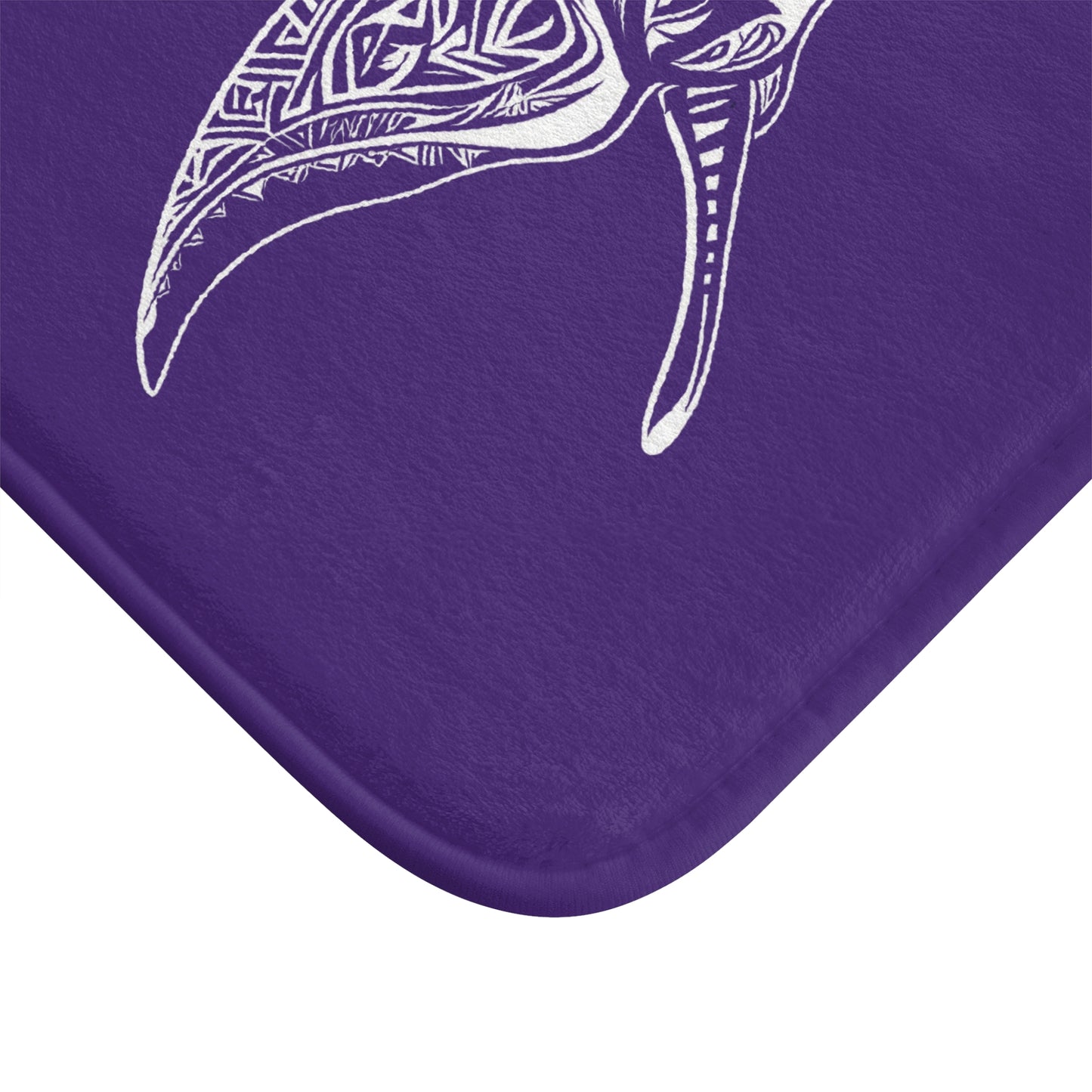 Tribal Bath Mat. Ocean Energy, Tribal Style