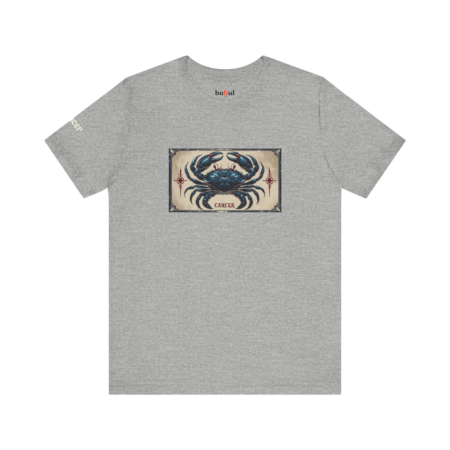Cancer - Gothic Zodiac T-Shirt. Zodiac in the Shadows