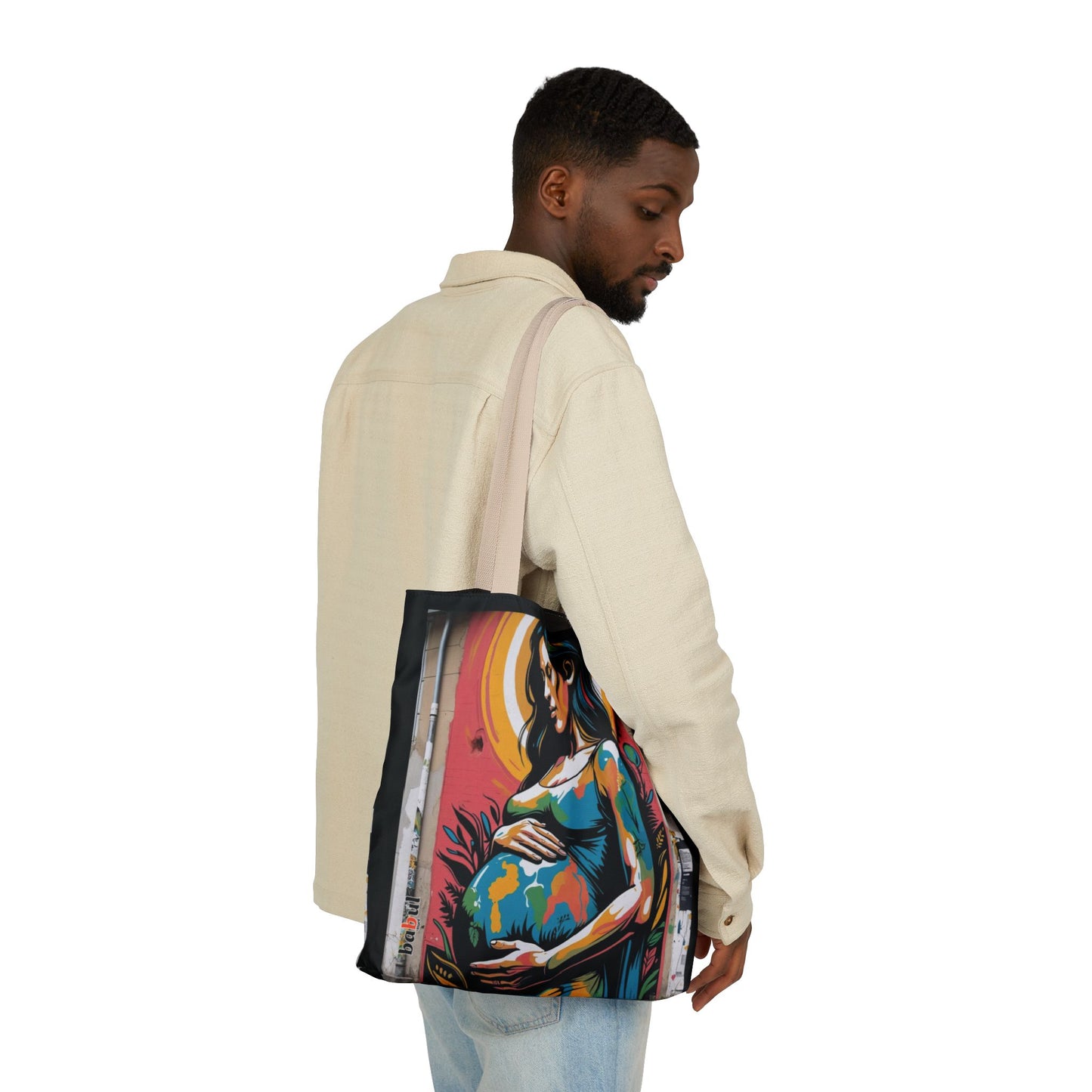 Artistic Surge - Eco-Friendly Canvas Tote Bag - MATERNITY