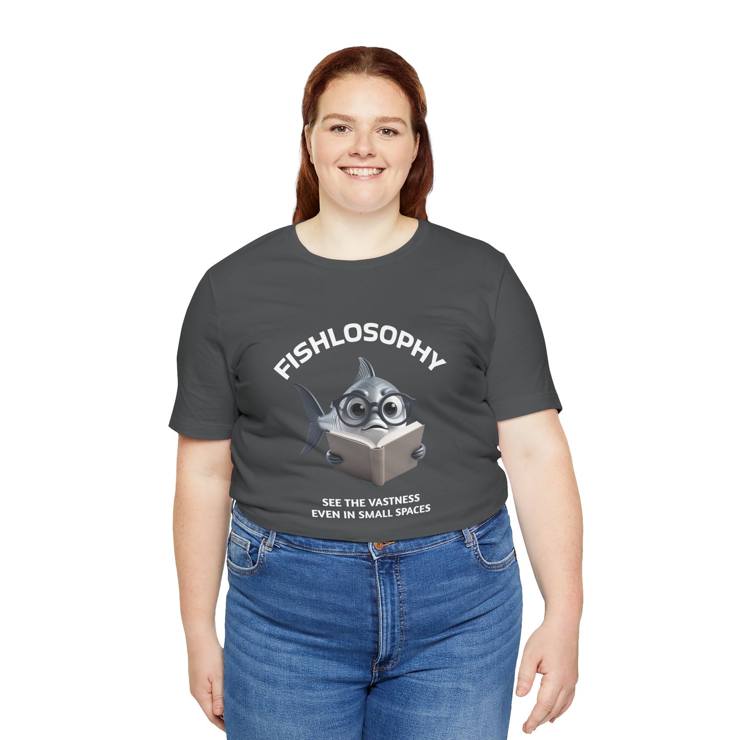 Fishlosophy Unisex Jersey Short Sleeve Tee – See the vastness even in small spaces