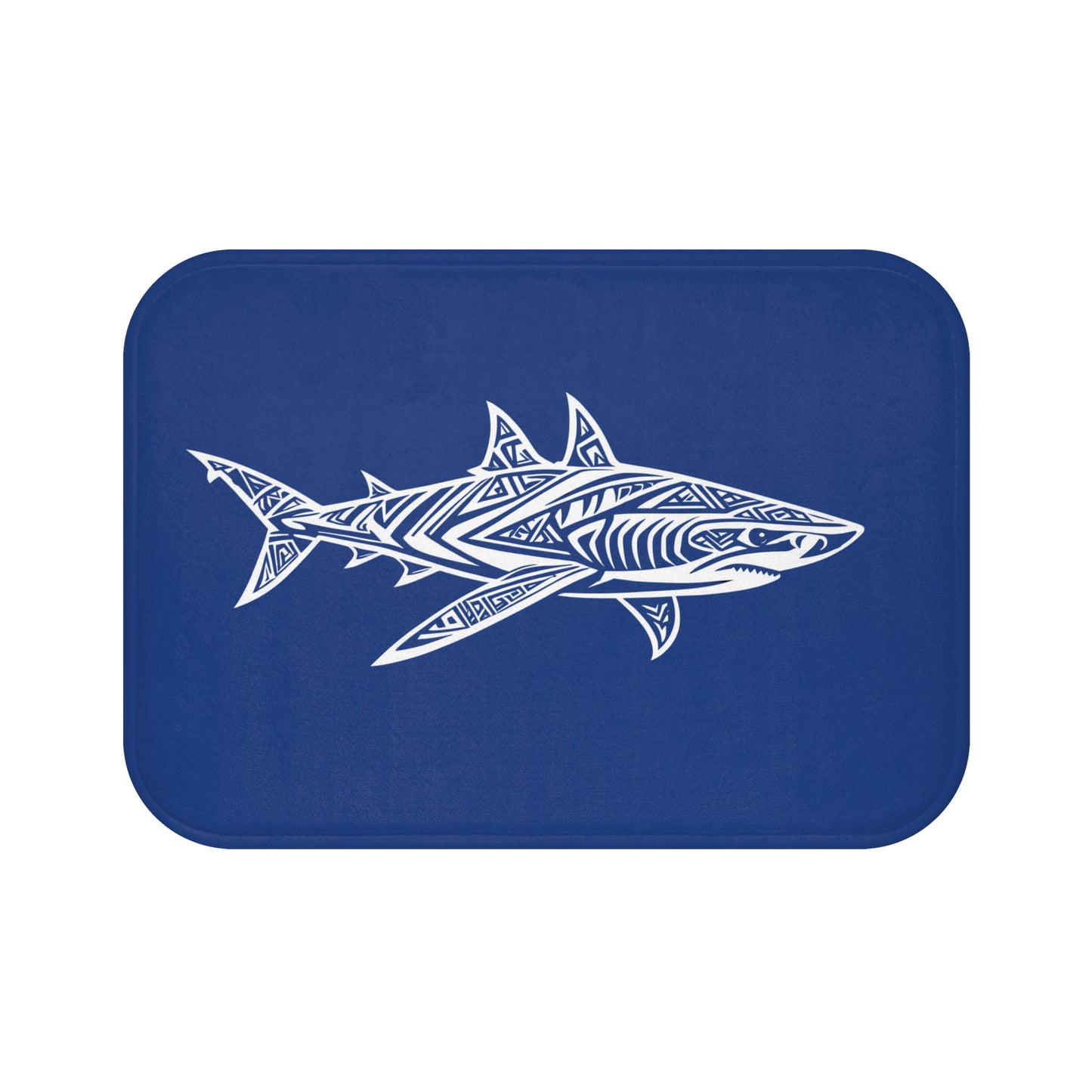 Tribal Bath Mat. Ocean Energy, Tribal Style
